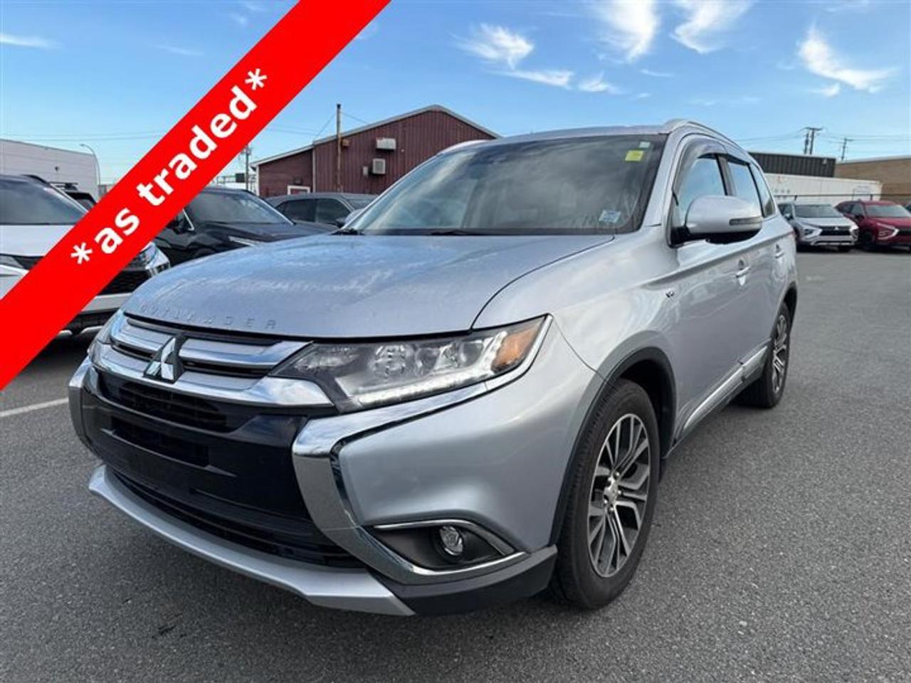 Recent Arrival! 2017 Mitsubishi Outlander GT V6 6-Speed Sportronic with Paddle-Shifters, 4WD, 3rd row seats: split-bench, Android Auto & Apple CarPlay, Heated front seats, Heated steering wheel, Leather Seating Surfaces, Power Liftgate, Power moonroof, Radio: Rockford Fosgate Punch Smart Display Audio.Silver 2017 Mitsubishi Outlander GT V6 4WD 6-Speed Sportronic with Paddle-Shifters 3.0L V6 SOHC MIVECSteele Mitsubishi has the largest and most diverse selection of preowned vehicles in HRM. Buy with confidence, knowing we use fair market pricing guaranteeing the absolute best value in all of our pre owned inventory!Steele Auto Group is one of the most diversified group of automobile dealerships in Canada, with 60 dealerships selling 29 brands and an employee base of well over 2300. Sales are up over last year and our plan going forward is to expand further into Atlantic Canada and the United States furthering our commitment to our Canadian customers as well as welcoming our new customers in the USA.Reviews:* Generous list of standard features; standard three-row seating. Source: EdmundsAwards:* 2017 IIHS Top Safety Pick+ * 2017 KBB.com 10 Best Used Midsize SUVs Under $15,000