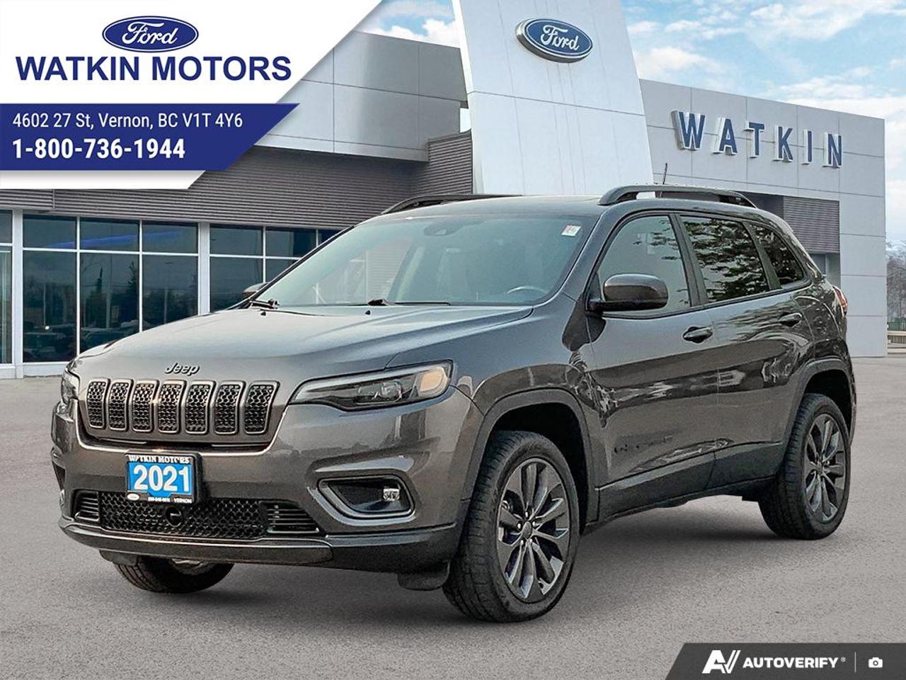 Used 2021 Jeep Cherokee NORTH 80TH AVNNIVERSARY for sale in Vernon, BC