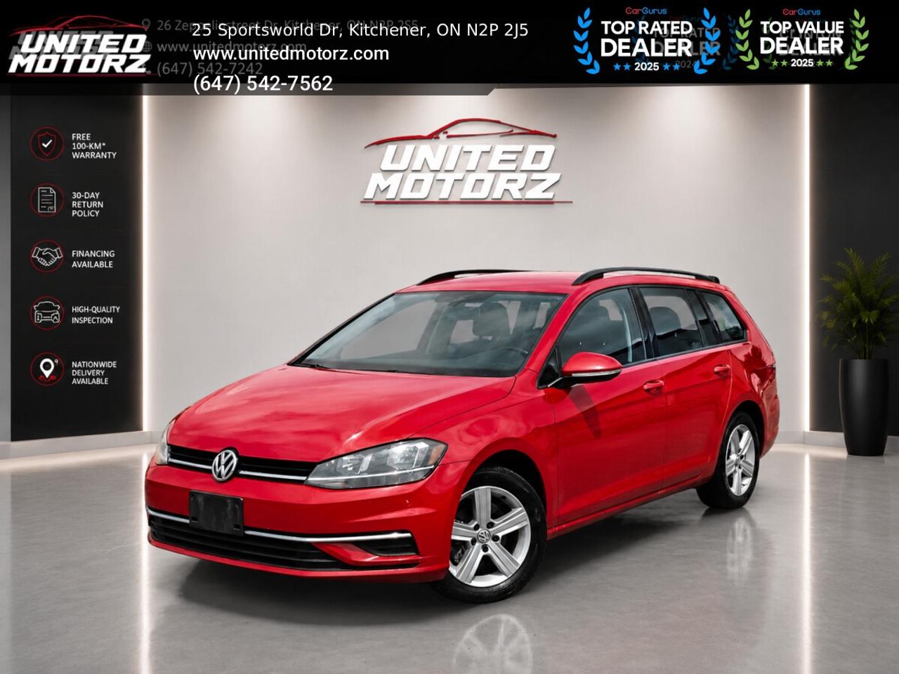 2018 Volkswagen Golf Sportwagen TSi Trendline Manual 4MOTION 1.8L AWD~SAFETY CERTI Photo0