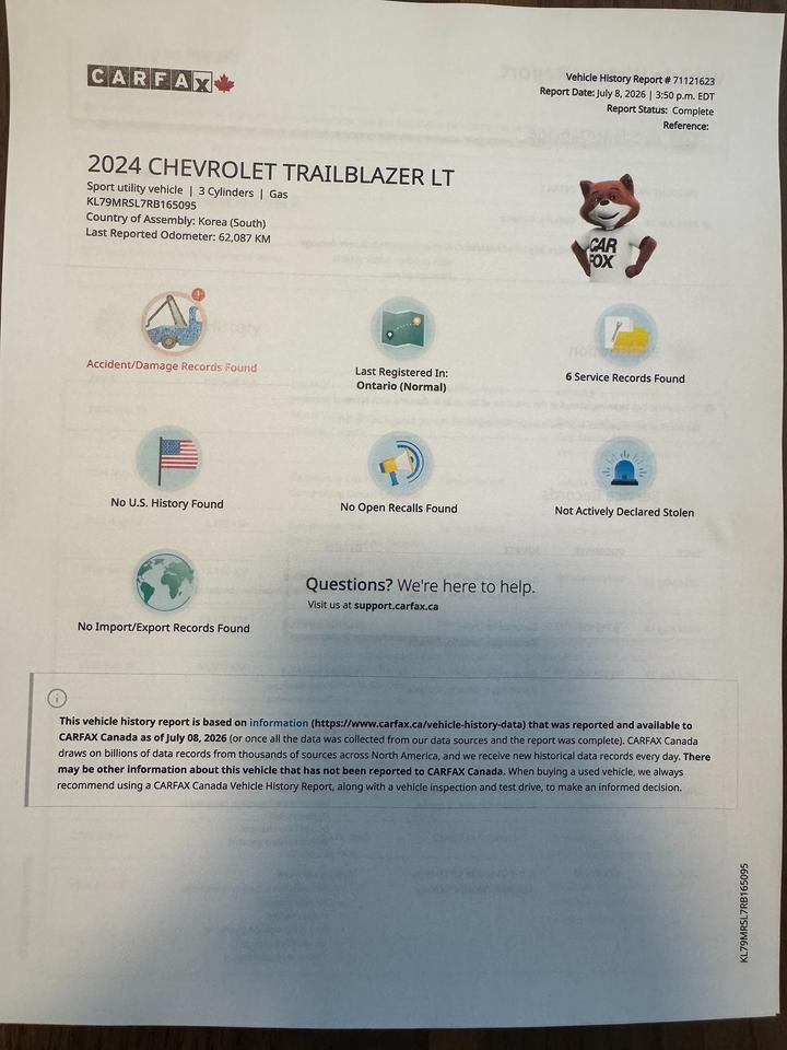 2024 Chevrolet TrailBlazer LT Photo