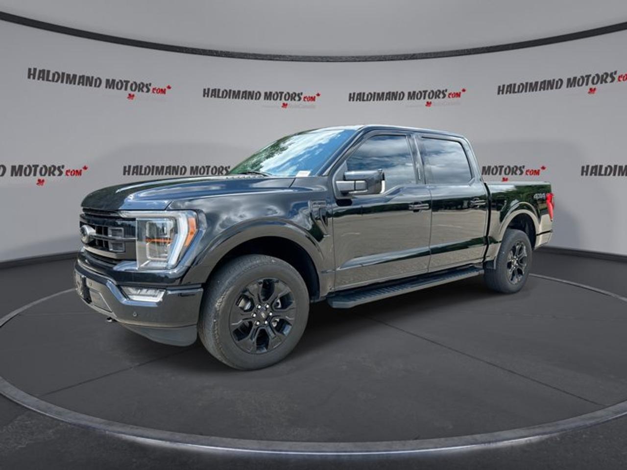 // ACCIDENT FREE!! //<br />// SINGLE OWNER! //<br /><br />This 2023 Ford F-150 LARIAT SuperCrew 5.5 Box 4WD is a well-equipped full-size truck built for work, travel, and daily comfort. Sold by Haldimand Motors Ltd. in Cayuga, this black-on-black pickup shows 55,214 km, has had one owner, and offers strong capability from its 2.7-litre gas engine and automatic transmission.<br /><br />With four doors, four-wheel drive, and a 5.5-foot box, this Ford is ready for busy weekdays and weekend towing alike. The 2023 Ford F-150 LARIAT SuperCrew 5.5 Box 4WD blends smart tech, useful truck equipment, and premium comfort features in a package that feels confident on the road and capable at the job site.<br /><br />FEATURES OF THE F-150 LARIAT SuperCrew 5.5 Box 4WD | One Owner | No Accidents<br />   Black exterior with matching black interior<br />   SuperCrew cab with four full doors<br />   Automatic transmission with four-wheel drive<br />   Panoramic sunroof adds open-air comfort<br /><br />TRUCK FEATURES<br />   Tows up to 5,578 kg confidently<br />   Factory trailer hitch for towing readiness<br />   Trailer brake controller adds towing control<br />   Rear tow hook supports truck utility<br /><br />ADVANCED SAFETY FEATURES<br />   Backup camera helps with reversing visibility<br />   Blind spot monitor boosts lane awareness<br />   Lane departure warning adds extra confidence<br />   Anti-lock brakes with stability control<br /><br />PERFORMANCE AND EFFICIENCY<br />   2.7-litre gas engine delivers strong response<br />   Automatic transmission shifts smoothly in traffic<br />   Four-wheel drive adds year-round traction<br />   Adaptive cruise control supports highway travel<br /><br />COMFORT AND CONVENIENCE<br />   Heated front seats for cold mornings<br />   Ventilated front seats add summer comfort<br />   Dual-zone climate control keeps peace inside<br />   Remote starter adds daily convenience<br /><br />TECHNONOLGY AND CONNECTIVITY<br />   Navigation system helps guide every trip<br />   Apple CarPlay for familiar phone access<br />   Android Auto keeps apps within reach<br />   Bluetooth and Wi-Fi hotspot included<br /><br />CARGO SPACE<br />   5.5-foot box handles daily gear<br />   Rear trunk access adds loading ease<br />   Steps help cabin entry and exit<br />   Retractable mirrors help in tight spaces<br /><br />AWARDS & RECOGNITIONS<br />   Best Buy Award, The Car Guide, 2023<br />   Best Full-Size Pickup, AutoTrader Canada Awards, 2023<br /><br />WHAT OTHER OWNERS LIKE<br />   Smooth ride for a full-size truck<br />   User-friendly tech and clear controls<br />   Strong towing power for trailers<br />   Spacious cabin for family and gear<br /><br />This F-150 is loaded with the features many drivers want most. You get cruise control, power steering, power windows, heated mirrors, electric mirrors, automatic headlights, fog lights, tinted windows, chrome wheels, LED headlamps, and a heated steering wheel for added comfort through every season.<br /><br />Inside, the cabin is designed to make long drives easier. Memory seats, a power drivers seat, power passenger seat, lumbar support for both front occupants, adjustable pedals, an adjustable steering wheel, and an auto-dimming rearview mirror all help create a relaxed and tailored driving position.<br /><br />Entertainment and convenience are also well covered. Satellite radio, HD Radio, steering wheel audio controls, push-button start, automatic door locks, rear window defroster, and illuminated vanity mirrors add practical value. Turn signal mirrors and tire pressure monitoring help support safer everyday driving.<br /><br />For drivers who need a truck that can tow, commute, and keep everyone comfortable, this F-150 is an easy choice. Its one-owner history, accident-free status, premium features, and proven Ford truck capability make it a smart used pickup for life in Ontario.<br /><br />This 2023 Ford F-150 LARIAT SuperCrew 5.5 Box 4WD | One Owner | No Accidentss VIN is: 1FTEW1EP0PFC43475.<br /><br />WHY CHOOSE US? <br /><br />Honest & Transparent Buying Experience: Weve been a trusted name in business since 1984.<br /><br />STRAIGHTFORWARD PRICING:<br />Our Advertised Price Includes:<br />>>Safety Certification (No separate fee!)<br />>>30-Day 100% Mechanical Warranty<br />>>FREE Carfax History Report.<br />>>No upcharge for paying cash.<br />(Prices Exclude HST and Licensing Fees only.)<br /><br />>>Browse 300+ vehicles all in ONE LOCATION<br /><br />EASY FINANCING: Great rates & open loans<br /><br />WE BUY CARS: Get Top Dollar for your trade-in, or sell us your vehicle for CASH! Even if you dont buy from us!<br /><br />STOP BY TODAY<br />Treat yourself - stop by Haldimand Motors Ltd. located at 42 Talbot St E, Cayuga, ON N0A 1E0 to make this car yours today!<br /><br />https://www.haldimandmotors.com/used/stock-461039.html