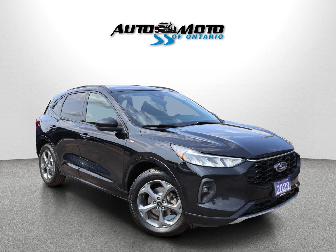 <p>*SAFETY INCLUDED*ACCIDENT FREE*LOCAL ONTARIO CAR*20 SERVICE RECORDS*HYBRID<span>* </span><span>Very Clean Ford Escape ST-Line </span><span>AWD 2.5L 4Cyl with Automatic Transmission. Black on Black Leather Interior. Fully Loaded with: Power Door Locks, Power Windows, and Power Heated Mirrors, AUX/USB, AC, Bluetooth, Alloys, Keyless Entry, Fog Lights, Leather Interior, Back Up Camera, Navigation System, Heated Front Seats, Steering Mounted Controls, Cruise Control, Roof Rack, Dual Climate Control, Side Turning Signals, Front and Reverse Parking Sensors, Dual Power Front Seats, Power Tail Gate, Blind Spot Indicators, Push to Start, AND ALL THE POWER OPTIONS. </span></p><p><span>-------------------------------------------------</span><br><span>Financing options are available from 6.29% with $0 Down payment O.A.C.</span><br><span>-------------------------------------------------</span><br><span>SAFETY CERTIFICATION INCLUDED*** Vehicle comes with: Safety Certification, and Car Fax Report ALL INCLUDED!! At no extra cost to you!! Dont miss this opportunity to own a high-quality, pre-owned vehicle. </span><br><span>-------------------------------------------------</span><br><span>Additionally, our vehicles qualify for up to 4 years of extended warranty. Please speak to your sales representative for more information.</span><br><span>-------------------------------------------------</span><br><span>We are open Monday to Saturday from 10am - 6pm, Sundays Closed.</span><br><span>-------------------------------------------------</span><br><span>We also welcome trade-ins, with on-site buyers available to estimate your vehicle on the same day.</span><br><span>-------------------------------------------------</span><br><span>Visit us at 3219 Harvester Road, Burlington, L7N 3N8 or call us at Nine O Five-281-2255 for more information.</span><br><span>------------------------------------------------</span><br><span>Check our inventory at www automotoinc ca</span></p>