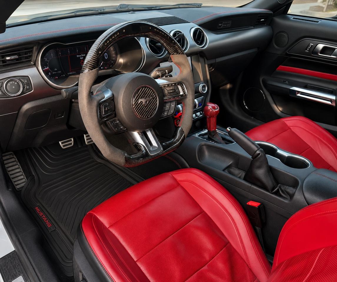2020 Ford Mustang Ecoboost Premium|Shelby & Ruosh Upgrades|Red Photo