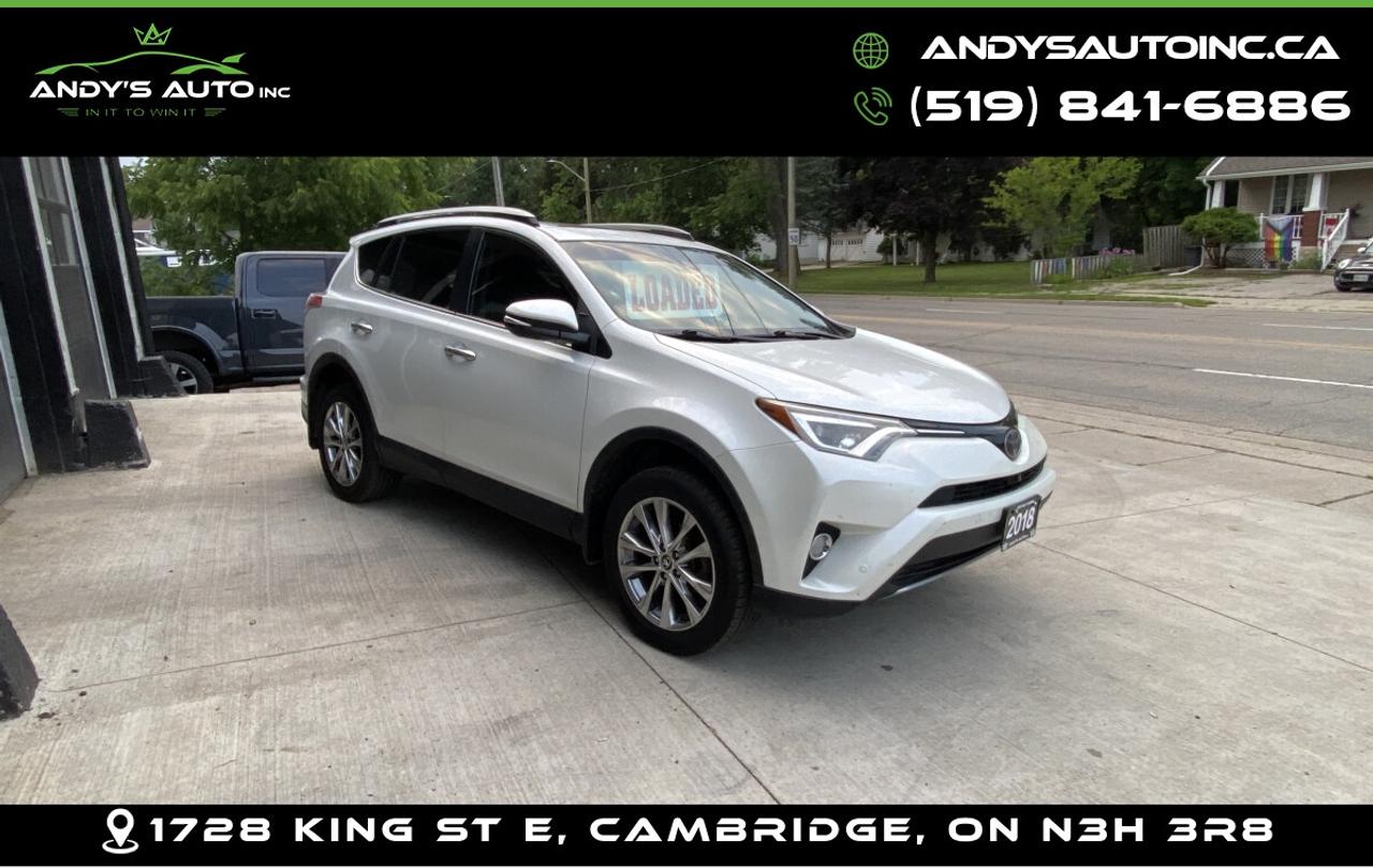 2018 Toyota RAV4 LIMTED ! LEATHER ! SUNROOF ! AWD ! LIMTED ! LEATHER ! SUNROOF ! AWD ! Photo
