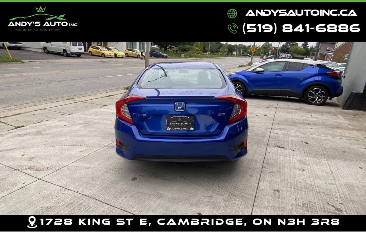 2018 Honda Civic SE ! NO ACCIDENTS ! AUTO ! ALLOYS ! SE | AUTOMATIC | 4CYL ! BACK UP CAM CERTIFIED Photo5