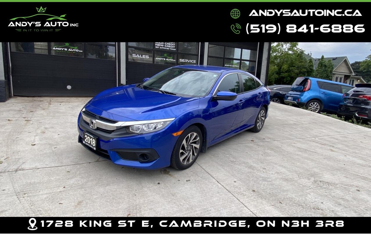 2018 Honda Civic SE ! NO ACCIDENTS ! AUTO ! ALLOYS ! SE | AUTOMATIC | 4CYL ! BACK UP CAM CERTIFIED Photo