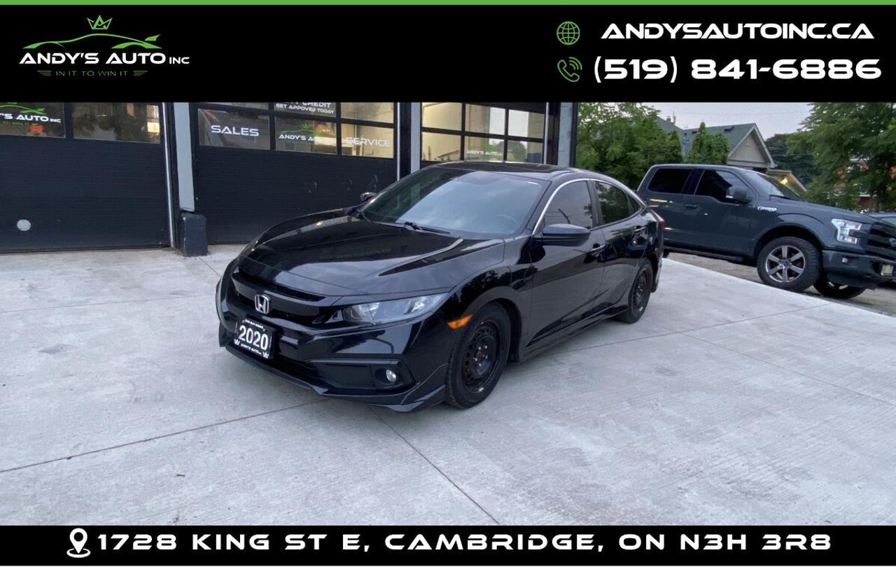 2020 Honda CIVIC SPORT ! CVT ! SUNROOF ! CARPLAY ! NO ACCIDEN SPORT ! CVT ! SUNROOF ! CARPLAY ! NO ACCIDENTS ! Photo0