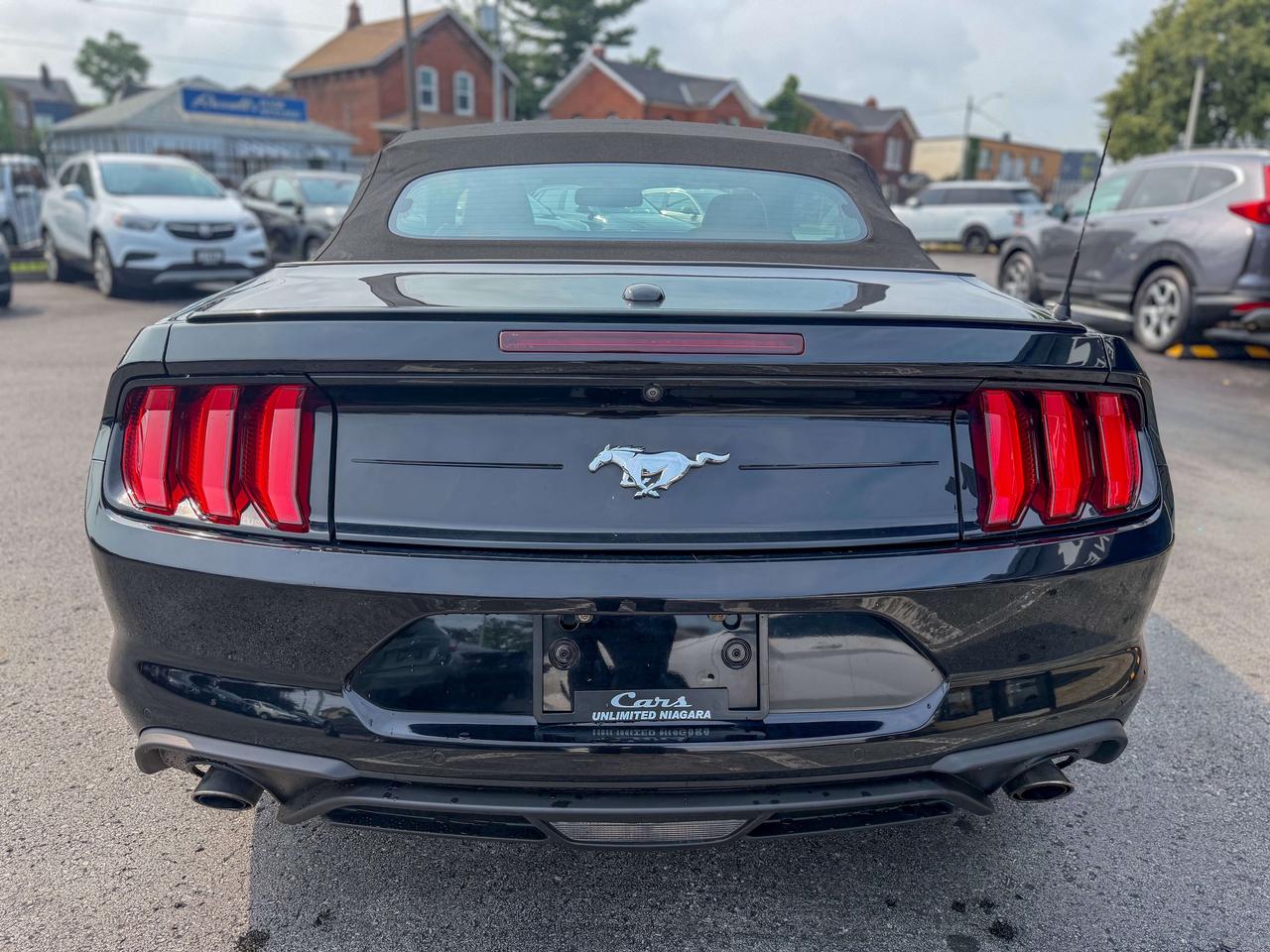 2018 Ford Mustang SOFT TOP-CONVERTIBLE/CAMERA/REMOTE/BROWN LEATHER Photo