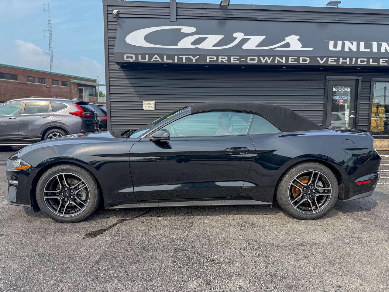 2018 Ford Mustang SOFT TOP-CONVERTIBLE/CAMERA/REMOTE/BROWN LEATHER Photo5