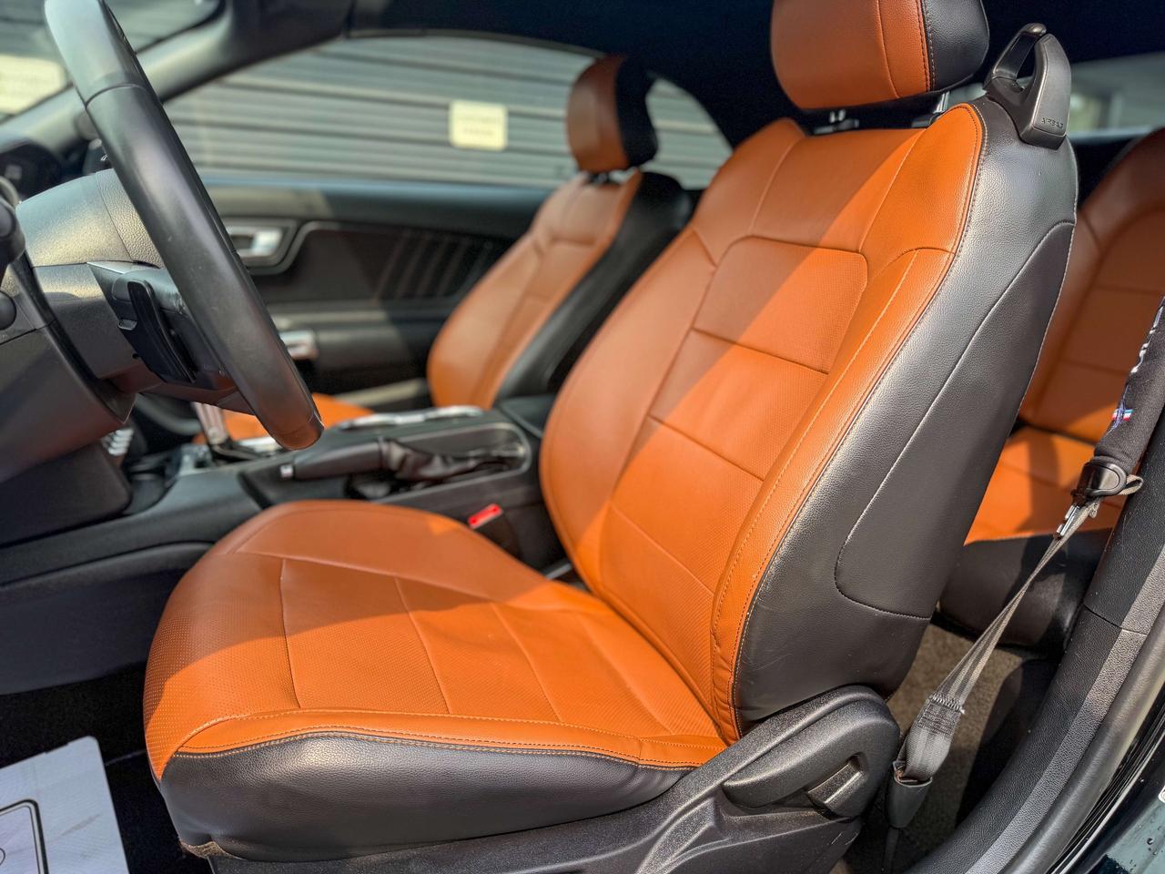 2018 Ford Mustang SOFT TOP-CONVERTIBLE/CAMERA/REMOTE/BROWN LEATHER Photo