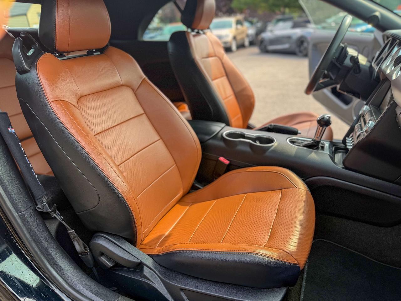 2018 Ford Mustang SOFT TOP-CONVERTIBLE/CAMERA/REMOTE/BROWN LEATHER Photo