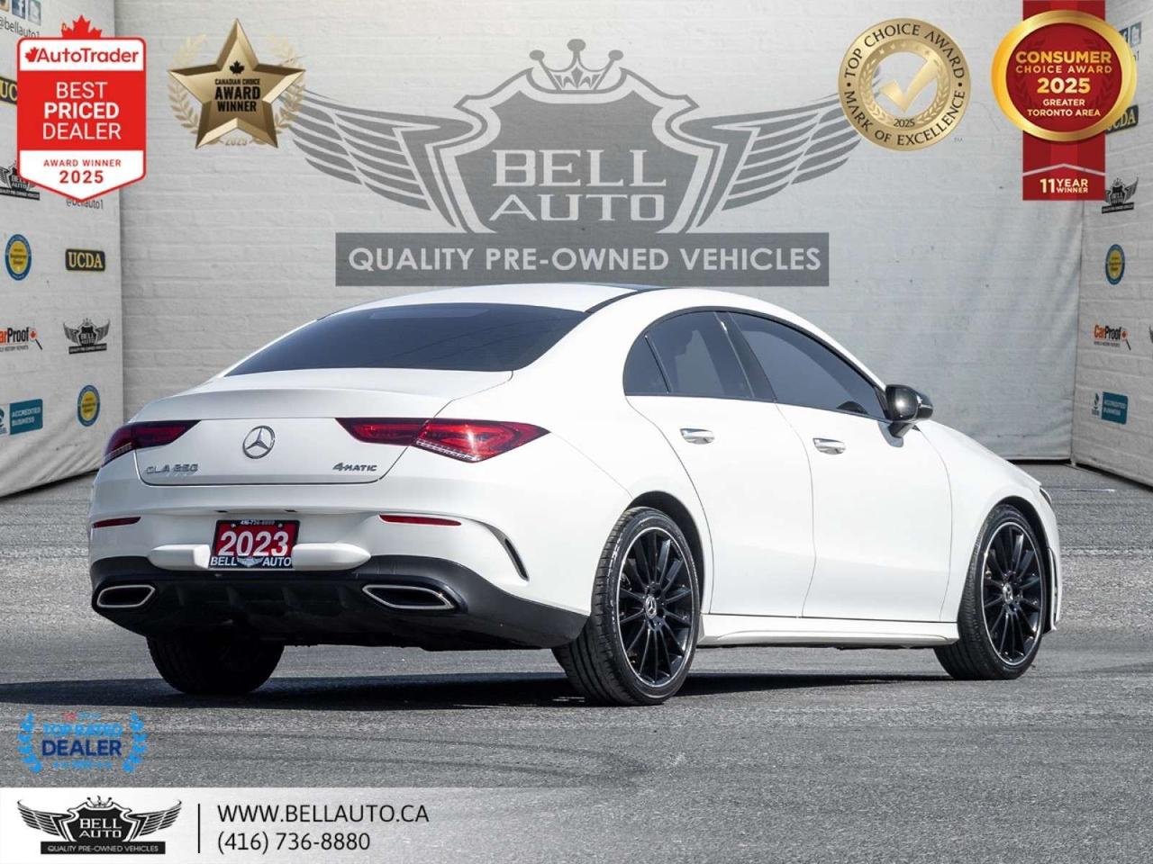2023 Mercedes-Benz CLA 250   AMGPKG   NIGHTPKG   PRMPKG   B.CAM   PANO   NOACCIDENT Photo