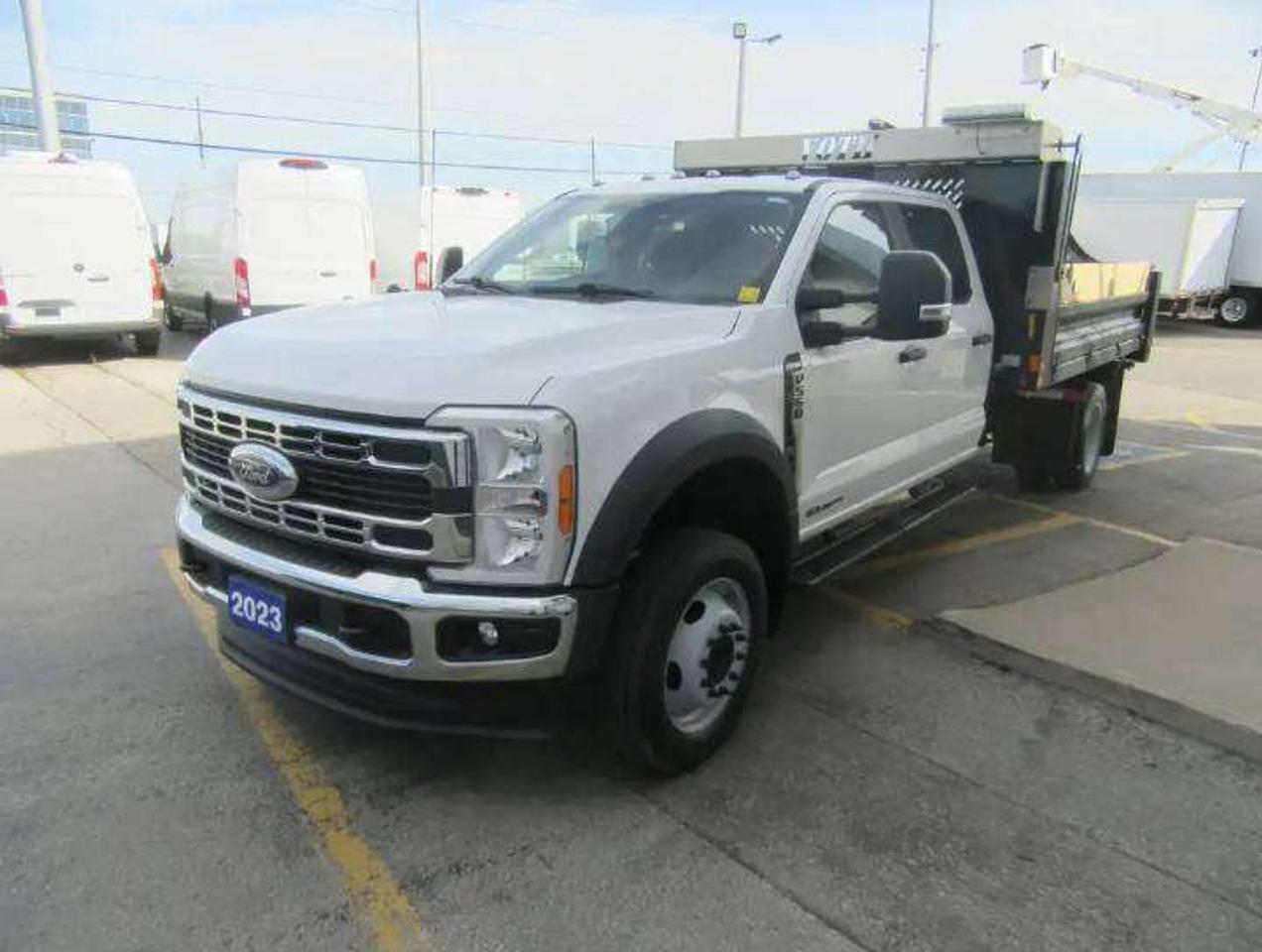 2023 Ford F-550 DIESEL 4X4 CREW CAB 12FT STEEL DUMP BOX Photo