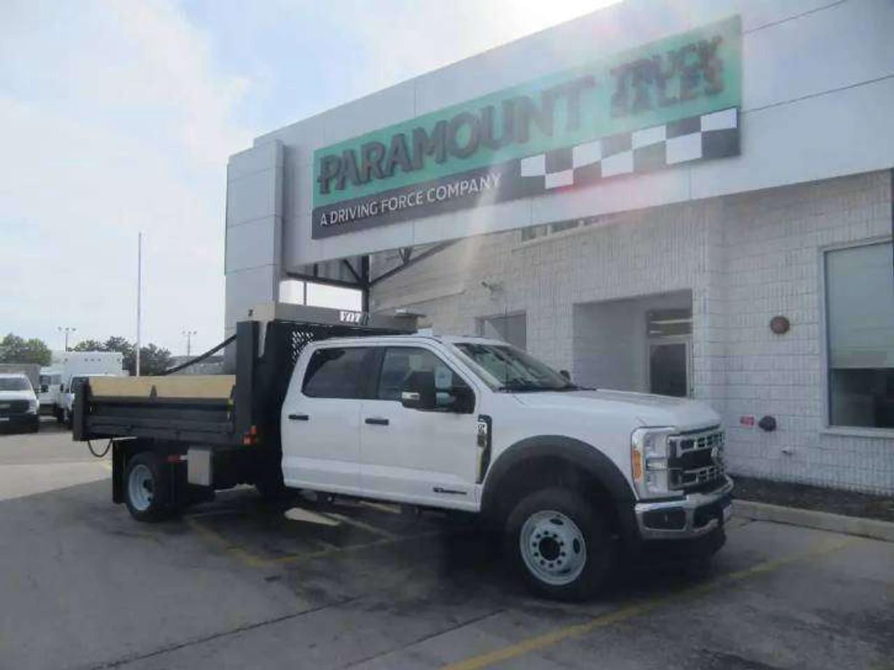 2023 Ford F-550 DIESEL 4X4 CREW CAB 12FT STEEL DUMP BOX Photo0