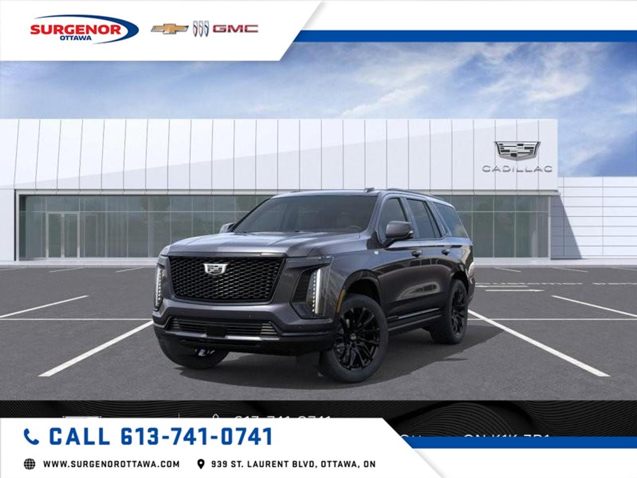 <p>Experience unparalleled luxury and performance with the 2026 Cadillac Escalade 4WD Sport, now available in a striking Galactic Grey Metallic finish complemented by a versatile 4×4 drivetrain. Engineered for exceptional handling, this SUV promises both power and smooth drivability with its 6.2L V8 engine and 10-speed automatic transmission.</p><p>The Escalade's exterior boasts elegant 22-inch gloss black alloy wheels, a black illuminated Cadillac emblem, and a distinctive Escalade nameplate, all contributing to its formidable road presence. The interior is a sanctuary of comfort and style with premium Jet Black leather seating featuring precision perforated inserts, a sophisticated Zebra wood trim, and spacious seating for all passengers including a third-row option.</p><p>Stay connected and secure with state-of-the-art technology offered by the 55-inch diagonal HD curved front display, smart device integration, and a seamless infotainment system. Safety and driver assistance features include adaptive cruise control, lane assist, automatic parking, backup camera, brake assist, and more, ensuring peace of mind every journey.</p><p>Perfect for families and luxury SUV enthusiasts, the 2026 Cadillac Escalade 4WD Sport offers the perfect blend of elegance, technology, and performance. Contact Surgenor Chevrolet Buick GMC Cadillac to learn more and schedule your test drive today.</p>