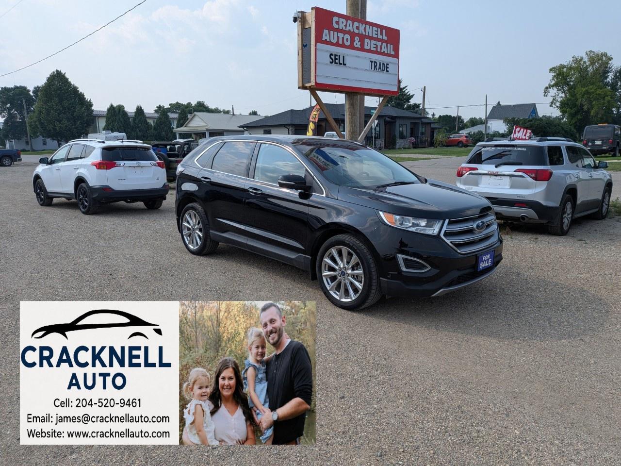 Used 2017 Ford Edge 4DR TITANIUM AWD for sale in Carberry, MB