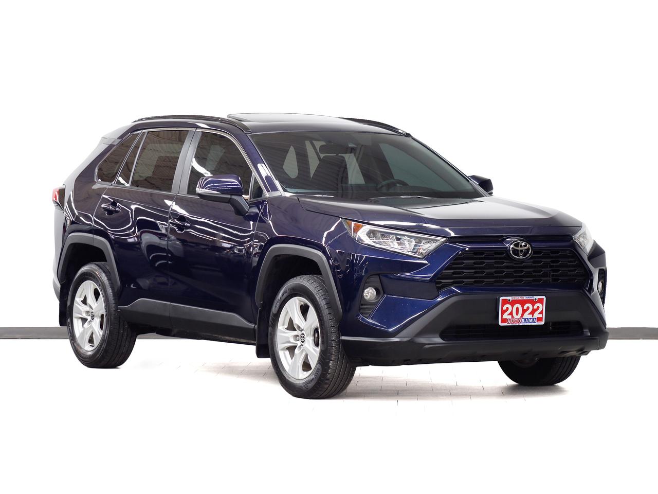 <div style=margin-bottom: 15px;><p data-path-to-node=1>Cash Price: $33,450 Finance Price: $31,450</p></div><div style=margin-bottom: 15px;><p data-path-to-node=2>Verified CarFax. 17-inch alloy wheels | Electronic On-Demand All-Wheel Drive (AWD) | Power moonroof | Premium cloth seating surfaces | 8-way power-adjustable drivers seat | Heated front seats | Heated leather-wrapped steering wheel | 7-inch touchscreen display | Apple CarPlay & Android Auto smartphone integration | Toyota Safety Sense 2.0 | Pre-Collision System with Pedestrian & Bicycle Detection | Lane Departure Alert with Steering Assist | Full-Speed Range Dynamic Radar Cruise Control | Blind Spot Monitor with Rear Cross-Traffic Alert | Dual-zone automatic climate control | Smart Key System with push-button start | LED headlights | Integrated backup camera | Bluetooth connectivity. 2.5L 4-cylinder hybrid engine (219 net HP) with Electronically controlled Continuously Variable Transmission (ECVT). Smooth Eco Comfort. Trades are welcome. Financing for all credit types. All credits approved the same day. 125-point inspection completed. Detailed from corner to corner. Over 250 high-quality used vehicles available at the lowest prices for you to choose from. All vehicles are indoors. Visit us rain or shine.</p></div><div style=margin-bottom: 15px;>Call us to book a test drive: <a href=tel:4167397262>416-739-7262</a><br>Get pre-approved for your car loan in a minute: <a href=https://www.autorama.ca/financing/>Apply for Used Car Financing</a><br>Visit our showroom: 1205 Finch Ave West, North York, ON M3J 2E8</div><div style=margin-top: 15px; margin-bottom: 15px;>&mdash;&mdash;&mdash;&mdash;&mdash;&mdash;&mdash;&mdash;&mdash;&mdash;&mdash;&mdash;&mdash;&mdash;&mdash;&mdash;&mdash;&mdash;&mdash;&mdash;&mdash;&mdash;&mdash;&mdash;&mdash;&mdash;&mdash;&mdash;</div><h3 style=margin-bottom: 5px; margin-top: 0;>Pricing&nbsp;</h3><div style=margin-bottom: 15px;>Best Priced Dealer Award Winner for consecutive years. No admin or hidden fees. Prices exclude HST and licensing. Although every effort is made to ensure accuracy, Autorama is not responsible for typographical errors, omissions, or changes. Please verify all details in person. <span style=text-decoration: underline;>All vehicles can be Certified for an additional $999</span>. If not Certified, as per OMVIC Regulations, the vehicle is deemed to be not drivable and not Certified. Special pricing is not available to commercial, dealer, or exporting purchasers.</div><div style=margin-top: 15px; margin-bottom: 15px;>&mdash;&mdash;&mdash;&mdash;&mdash;&mdash;&mdash;&mdash;&mdash;&mdash;&mdash;&mdash;&mdash;&mdash;&mdash;&mdash;&mdash;&mdash;&mdash;&mdash;&mdash;&mdash;&mdash;&mdash;&mdash;&mdash;&mdash;&mdash;</div><h3 style=margin-bottom: 5px; margin-top: 0;>Financing</h3><div style=margin-bottom: 15px;>We welcome all credit types (no credit, new to the country, bankruptcy, consumer proposal, collections, and others). We offer $0 down and no payment for up to 6 months on approved credits. Want to get started now? Apply for a <a href=https://www.autorama.ca/financing/?utm_source=vdpdesc&utm_medium=vdpdesc>car loan online</a>. Same-day auto finance approvals and same-day delivery are available for qualified customers. Financing programs are available for an additional $999. &nbsp;Our team works with a wide network of banks and lenders to help secure the best possible approval tailored to your situation.</div><div style=margin-top: 15px; margin-bottom: 15px;>&mdash;&mdash;&mdash;&mdash;&mdash;&mdash;&mdash;&mdash;&mdash;&mdash;&mdash;&mdash;&mdash;&mdash;&mdash;&mdash;&mdash;&mdash;&mdash;&mdash;&mdash;&mdash;&mdash;&mdash;&mdash;&mdash;&mdash;</div><h3 style=margin-bottom: 5px; margin-top: 0;>Vehicle Review</h3><div style=margin-bottom: 15px;><p data-path-to-node=12>The 2022 Toyota RAV4 Hybrid XLE AWD is an exceptionally sophisticated, highly efficient, and incredibly versatile compact SUV that delivers outstanding everyday practicality. Commanding attention on the streets of the GTA, its bold and modern exterior profile is highlighted by sharp LED headlights, a distinct front grille, and stylish 17-inch alloy wheels. Inside the surprisingly spacious, quiet, and thoughtfully crafted cabin, the XLE trim ensures you stay completely comfortable with premium cloth seating, an expansive power moonroof, intuitive dual-zone automatic climate control, and a heated leather-wrapped steering wheel alongside heated front seats to effortlessly handle unpredictable Ontario winters. Staying seamlessly connected on the go is simple thanks to the brilliant 7-inch touchscreen display featuring Apple CarPlay and Android Auto integration. Driven by an incredibly refined 2.5L 4-cylinder hybrid powertrain producing 219 net horsepower, paired with a smooth Electronically controlled Continuously Variable Transmission (ECVT) and Electronic On-Demand All-Wheel Drive, the RAV4 Hybrid delivers an agile, confident, and highly polished driving experience in any season. Complete with an integrated backup camera and the comprehensive Toyota Safety Sense 2.0 suite&mdash;including a Blind Spot Monitor, Lane Departure Alert, and Pre-Collision System&mdash;this elegant SUV is an incredibly smart, secure, and stylish choice. We have a wide selection of used vehicles to help you choose.</p></div><div style=margin-top: 15px; margin-bottom: 15px;>&mdash;&mdash;&mdash;&mdash;&mdash;&mdash;&mdash;&mdash;&mdash;&mdash;&mdash;&mdash;&mdash;&mdash;&mdash;&mdash;&mdash;&mdash;&mdash;&mdash;&mdash;&mdash;&mdash;&mdash;&mdash;&mdash;&mdash;&mdash;</div><h3 style=margin-bottom: 5px; margin-top: 0;>Warranty</h3><div style=margin-bottom: 15px;>This vehicle qualifies for an extended warranty with a variety of terms and coverage options. Ask us anytime, we&rsquo;ll help you choose the plan that&rsquo;s right for you.</div><div style=margin-top: 15px; margin-bottom: 15px;>&mdash;&mdash;&mdash;&mdash;&mdash;&mdash;&mdash;&mdash;&mdash;&mdash;&mdash;&mdash;&mdash;&mdash;&mdash;&mdash;&mdash;&mdash;&mdash;&mdash;&mdash;&mdash;&mdash;&mdash;&mdash;&mdash;&mdash;&mdash;</div><h3 style=margin-bottom: 5px; margin-top: 0;>Trade-In / Appraisal</h3><div style=margin-bottom: 15px;>Have a vehicle to trade? We pay top dollar for trades, any vehicle, any condition. Bring your trade for a free appraisal when you visit us or you can apply for</div><div style=margin-top: 15px; margin-bottom: 15px;>&mdash;&mdash;&mdash;&mdash;&mdash; &mdash;&mdash;&mdash;&mdash;&mdash;&mdash;&mdash;&mdash;&mdash;&mdash;&mdash;&mdash;&mdash;&mdash;&mdash;&mdash;&mdash;&mdash;&mdash;&mdash;&mdash;&mdash;&mdash;</div><h3 style=margin-bottom: 5px; margin-top: 0;>Visit / Showroom Info</h3><div style=margin-bottom: 15px;>Visit our indoor showroom (rain or shine) at:<br>Autorama 1205 Finch Ave West, North York, ON M3J 2E8<br>Call us at <a href=tel:4167397262>416-739-7262</a> to book a test drive or ask questions.</div><div style=margin-top: 15px; margin-bottom: 15px;>&mdash;&mdash;&mdash;&mdash;&mdash;&mdash;&mdash;&mdash;&mdash;&mdash;&mdash;&mdash;&mdash;&mdash;&mdash;&mdash;&mdash;&mdash;&mdash;&mdash;&mdash;&mdash;&mdash;&mdash;&mdash;&mdash;&mdash;&mdash;</div><h3 style=margin-bottom: 5px; margin-top: 0;>Who we are</h3><div style=margin-bottom: 15px;>Autorama is Toronto&rsquo;s trusted, award-winning <a href=https://www.autorama.ca/?utm_source=vdpdesc&utm_medium=vdpdesc>used car dealership</a>, offering over 250 hand-picked vehicles at the lowest prices. We&rsquo;re committed to exceptional service and have proudly served Toronto, Mississauga, Brampton, and the GTA for over 25 years &mdash; and with our full indoor showroom, you can visit us rain or shine.</div><div style=margin-top: 15px; margin-bottom: 15px;>&mdash;&mdash;&mdash;&mdash;&mdash;&mdash;&mdash;&mdash;&mdash;&mdash;&mdash;&mdash;&mdash;&mdash;&mdash;&mdash;&mdash;&mdash;&mdash;&mdash;&mdash;&mdash;&mdash;&mdash;&mdash;&mdash;&mdash;&mdash;</div><h3 style=margin-bottom: 5px; margin-top: 0;>Disclaimers</h3><ul style=margin-top: 0; padding-left: 20px;><li><span data-olk-copy-source=MessageBody>Prices exclude HST and licensing.</span></li></ul><ul style=margin-top: 0; padding-left: 20px;><li data-ogsc= data-olk-copy-source=MessageBody>Prices, rates, and payments are subject to change without notice.</li></ul><ul style=margin-top: 0; padding-left: 20px;><li data-ogsc= data-olk-copy-source=MessageBody>Advertised price includes a $2,000 finance credit. Cash price may differ.</li></ul><ul style=margin-top: 0; padding-left: 20px;><li data-ogsc= data-olk-copy-source=MessageBody>All vehicles come standard with one key. Additional keys may be purchased at the time of sale.</li></ul><ul style=margin-top: 0; padding-left: 20px;><li><span data-olk-copy-source=MessageBody>Although every effort is made to ensure accuracy, Autorama is not responsible for typographical errors, omissions, or changes. Please verify all details with your Sales & Finance Specialist.</span></li></ul>