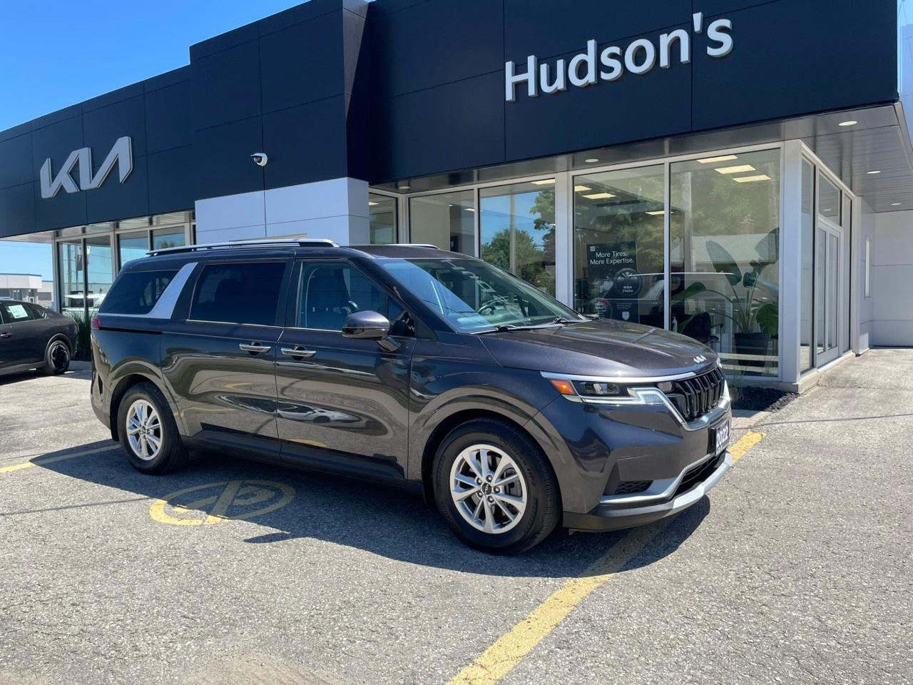 <p><strong>One Owner! </strong><span style=color:rgb( 0 , 0 , 0 )>This Carnival features a 3.5L GDI V6 Engine, 8-Speed Automatic Transmission, Drive Mode Select, 8-Passenger Seating Configuration, Thunder Grey Exterior, Black Cloth Interior, Heated Front Seats, Power Front Driver Seat, Removable 2nd Row Seats, 60/40 Split-Folding 3rd Row (In-Floor Fold), Smart Key with Push-Button Start, Remote Keyless Entry, Power Sliding Doors, Rearview Camera, Rear Parking Sensors, Forward Collision Avoidance Assist, Automatic Emergency Braking, Lane Keep Assist, Lane Follow Assist, Driver Attention Warning, Tilt & Telescopic Heated Leather Wrapped Steering Wheel with Mounted Audio Controls, Cruise Control, Bluetooth Hands-Free Connectivity, Voice Recognition, Apple CarPlay & Android Auto, 8.0-Inch Touchscreen Display, Wireless Charging, USB Ports (Multiple  Front & Rear), Multiple 12V Power Outlets, Multi-zone Climate Control, Smart Power Tailgate, Rear Pull Up Shades, Hill Start Assist, Electronic Stability Control, Traction Control System, Vehicle Stability Management, Tire Pressure Monitoring System, Power Heated Side Mirrors with Turn Signals, LED Low-Beam Headlights, Automatic High Beams, Black Grille with Chrome Accents, Trailer Package, Roof Rack, Chrome Door Handles, Rear Spoiler, 17-Inch Alloy Wheels.</span></p><p><em>The Larry Hudson Group is a family run automotive organization that has enjoyed growth for over 42 years of business. We have a great selection of new inventory and what we feel are the best reconditioned used cars in Ontario. Hudsons NEED your trade. We can offer you top market value for your current vehicle. Please come and partake in a great buying experience with the Larry Hudson Group in Listowel. FREE CarFax report available with every used vehicle!</em></p>