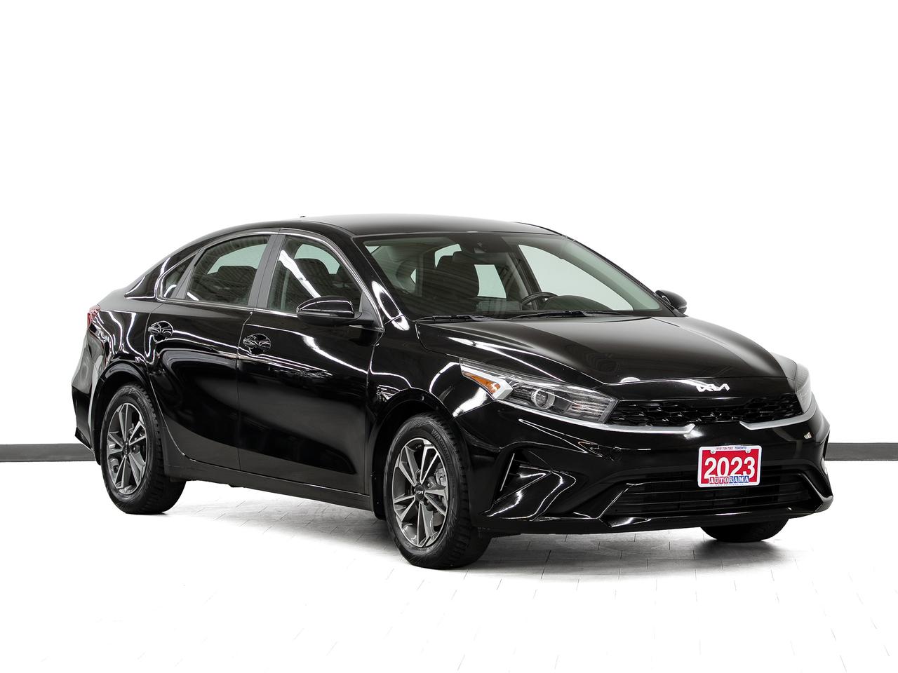 Black 2023 Kia Forte Sedan Continuously Variable Transmission
