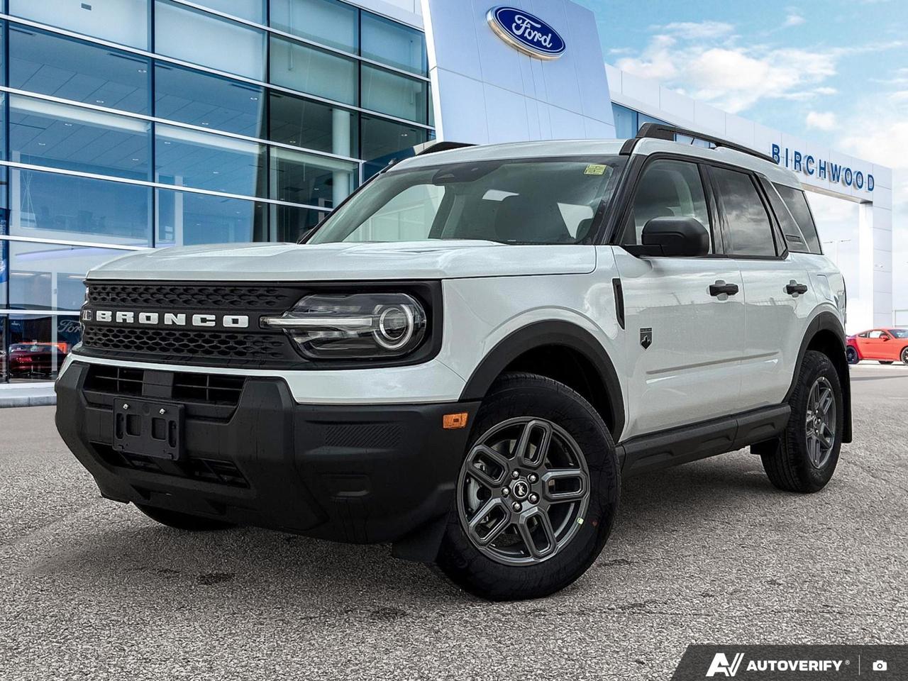 The 2026 Ford Bronco Sport Big Bend is built for those who want genuine off-road capability without sacrificing everyday comfort. With 4WD, a fuel-efficient 1.5L 3-cylinder engine, and a comprehensive suite of driver-assist technology, this Big Bend trim delivers serious utility in a package thats as practical as it is capable.

- Part and Full-Time Four-Wheel Drive for confident handling on and off the pavement
- Adaptive Cruise Control with Stop-and-Go for relaxed highway driving
- BLIS Blind Spot Information System plus Lane Centering and Evasion Assist for added peace of mind
- Rear Cross-Traffic Braking and Rear Parking Sensors to make urban maneuvering easier
- Driver Monitoring Alert system keeps you safer on longer journeys
- Voice Activated Automatic Air Conditioning for hands-free comfort control
- Flip-Up Rear Window with Wiper and Defroster  a practical Bronco Sport signature feature
- Fuel economy rated at 9.3L/100km city and 7.8L/100km highway, keeping running costs manageable

At Birchwood Ford, were committed to making your next vehicle purchase straightforward and enjoyable. Visit us at birchwoodford.ca to reserve this Bronco Sport, start your purchase online, or book a test drive  our team is ready to answer any questions you have and help you get into the right vehicle with confidence.
Birchwood Ford is your choice for New Ford vehicles in Winnipeg. 

At Birchwood Ford, we hold ourselves to the highest standard. Our number one focus is customer satisfaction which has awarded us the Ford of Canadas Presidents Award for 5 consecutive years. This honour is presented to Ford dealers that have proven outstanding results in Sales and Customer Service Excellence.

Are you a newcomer to Canada, recent graduate, first time car buyer or physically challenged? Ask us about our exclusive rebates and how they may apply to you.
 
Interested in seeing/hearing more? Book a test drive or give us a call at (204) 661-9555 and we can help you with whatever you need!

Dealer permit #4454
Dealer permit #4454