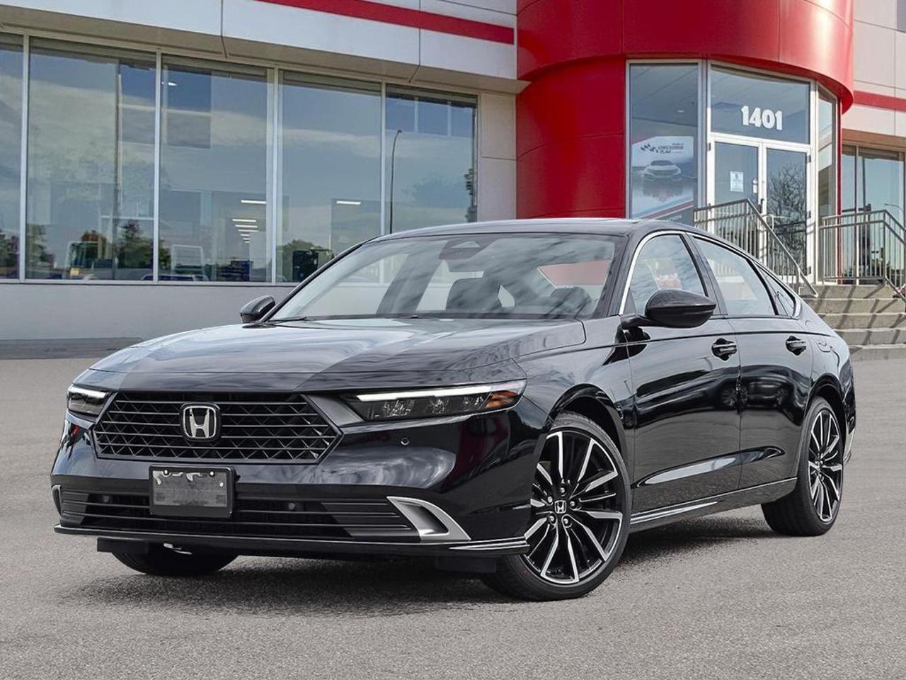 The 2026 Honda Accord Touring Hybrid is the sedan that quietly does everything exceptionally well. With a refined 2.0L hybrid powertrain, ventilated and heated front seats with driver memory, a full suite of advanced driver assistance tech, and a panoramic sunroof, this Black-on-Black Touring trim represents the top of the Accord lineup  and it shows in every detail.

- 2.0L 4-cylinder Hybrid with Electro-CVT and multiple drive modes (ECON, Normal, Sport, Individual) for a fuel economy of just 5.0 Le/100 km city and 5.7 Le/100 km highway
- Heated & Ventilated Front Bucket Seats with 8-way power driver adjustment, 2-position driver memory, and 4-way power passenger seat
- Head-Up Display for at-a-glance speed and navigation info without looking away from the road
- Adaptive Cruise Control with Low-Speed Follow and Traffic Jam Assist for stress-free highway and city commuting
- Driver Monitoring Alert and Blind Spot Information System for a comprehensive safety net around the vehicle
- Express open/close tilt-and-slide glass sunroof with sunshade for an open, airy cabin feel
- Front and rear parking sensors plus Cross Traffic Monitor for confident manoeuvring in tight spaces
- Heated leather steering wheel with voice-activated dual-zone automatic climate control for year-round comfort

With only 19 km on the odometer, this is as close to brand new as it gets. Visit Birchwood Honda Regent online at www.hondaonregent.ca to reserve this vehicle, start your purchase, or book a test drive. Our team is happy to answer any questions you may have  reach out today and let us help you drive home in confidence.
This vehicle pricing reflects A/C ($100) and tire ($20) taxes, any installed dealer installed accessories, and our Guardian Plus Protection Package ($1499).
All vehicles come with a high value Protection Package completed and registered once the vehicle arrives in Winnipeg:

 
Paintless Dent Repair: Say goodbye to pesky dents and dings! Our paintless dent repair service fixes minor imperfections without the need for repainting, preserving your vehicles original shine. Quick and hassle-free, its the perfect solution to keep your car looking brand new!

Key/Remote Replacement: Dont let a lost or broken key fob stress you out! Our warranty now covers third-party key fobs and includes easy reprogramming, ensuring youre always ready to hit the road.

Cosmetic Wheel Coverage: Keep your wheels looking sharp! Our cosmetic wheel coverage takes care of any damage, so you can drive with confidence and style.

Paint Protection: Maintain that showroom shine effortlessly! Our premium paint protection keeps your vehicle looking immaculate, eliminating the need for constant waxing.
Dealer permit #9387