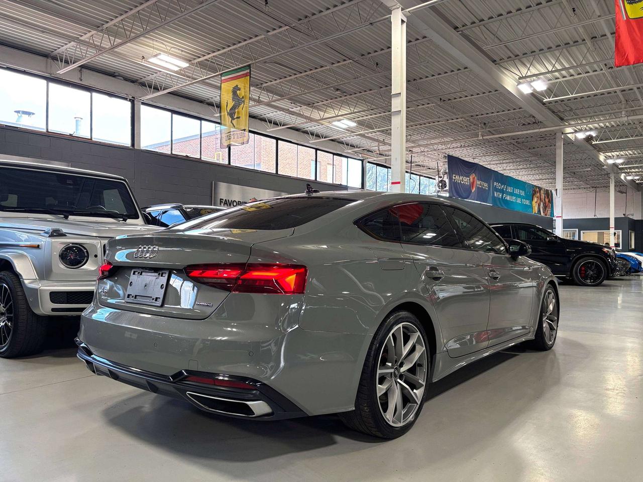 2021 Audi A5 Sportback Progressiv|QUATTRO|S-LINE|CLUSTERNAV|360CAM|ROOF|+ Photo