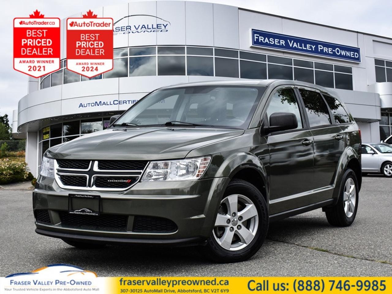 Used 2017 Dodge Journey Canada Value Package  -  Power Windows for sale in Abbotsford, BC