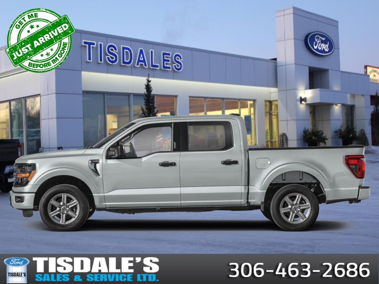 <b>18 Wheels, XLT Black Appearance Package, Running Boards!</b><br> <br> Check out the large selection of new Fords at Tisdales today!<br> <br>The 2026 Ford F-150 offers remarkable versatility and resiliency to support both demanding work and weekend adventures.<br> <br>The 2026 Ford F-150 combines proven leadership in toughness with smart innovation to deliver a truck built for real-world demands. Inside, the cabin features refined materials, intuitive tech and comfortable seating to support both driver and passengers on every journey. With its strong presence, flexible design and Fords legacy of dependability, the F-150 is ready for whatever work or play you throw its way.<br> <br>This Avalanche Crew Cab 4X4 pickup has an Automatic transmission and is powered by a 325HP 2.7L V6 Cylinder Engine. <br> <br> Our F-150s trim level is XLT. Perfect for outdoor enthusiasts and weekend adventurers seeking a blend of rugged capability and modern style, this truck stands out on the trails with body-coloured bumpers, front fog lamps, cornering lights, and distinctive painted aluminum wheels wrapped in all-terrain tires. Inside, the functional cabin balances utility and comfort with metal-look instrument panel inserts, full carpet flooring, and supportive cloth seating featuring manual driver lumbar adjustment and versatile second-row underseat storage. Modern convenience is always at your fingertips with smart device remote engine start, manual air conditioning, and an immersive seven-speaker audio system integrated into a SYNC 4 system with a 12-inch center display, wireless smartphone compatibility, and a built-in Wi-Fi hotspot. You can navigate any journey with absolute confidence under the protection of smart safety features like the Ford Co-Pilot360 reverse camera, blind spot information system, cross-traffic alert with reverse brake assist, lane keeping assist, and front collision mitigation. This vehicle has been upgraded with the following features: 18 Wheels, XLT Black Appearance Package, Running Boards.<br><br> View the original window sticker for this vehicle with this url <b><a href=http://www.windowsticker.forddirect.com/windowsticker.pdf?vin=1FTEW3LP8TKE95992 target=_blank>http://www.windowsticker.forddirect.com/windowsticker.pdf?vin=1FTEW3LP8TKE95992</a></b>.<br> <br>To apply right now for financing use this link: <a href=http://www.tisdales.com/shopping-tools/apply-for-credit.html target=_blank>http://www.tisdales.com/shopping-tools/apply-for-credit.html</a><br> <br/>Total rebate of $6750 is reflected in the price. Incentives expire 2026-07-31. See dealer for details. <br><br>Tisdales is not your standard dealership. Sales consultants are available to discuss what vehicle would best suit the customer and their lifestyle, and if a certain vehicle isnt readily available on the lot, one will be brought in.<br> Come by and check out our fleet of 20+ used cars and trucks and 90+ new cars and trucks for sale in Kindersley.  o~o