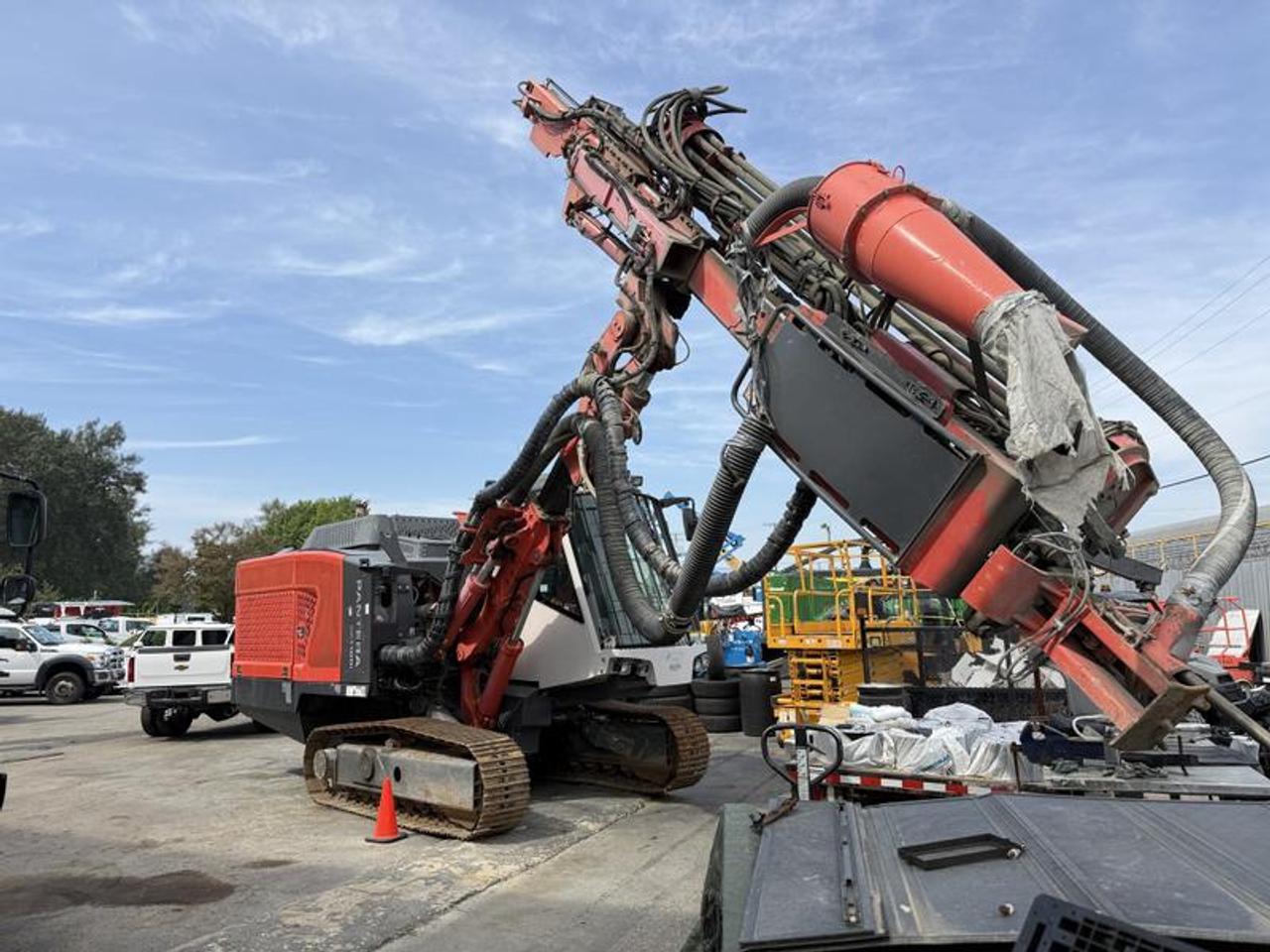Used 2017 Sandvik Pantera DP1100i Enclosed Tracked Surface Hammer Drill Rig for sale in Burnaby, BC