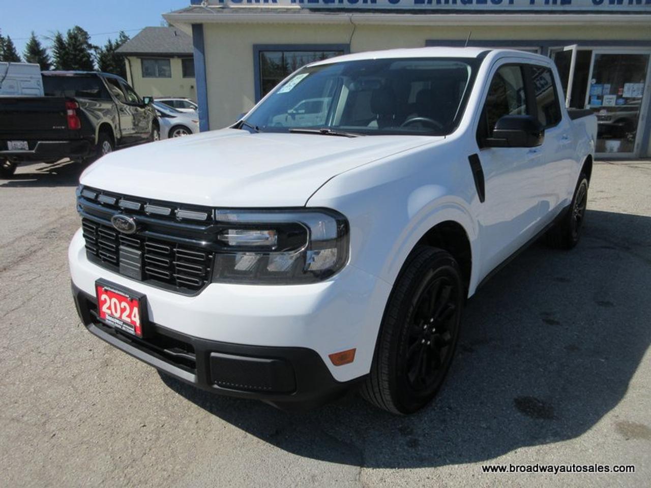 2024 Ford Maverick ALL-WHEEL DRIVE LARIAT-PACKAGE 5 PASSENGER 2.0L - DOHC.. CREW-CAB.. SHORTY,.. NAVIGATION.. LEATHER.. HEATED SEATS & WHEEL.. BACK-UP CAMERA..