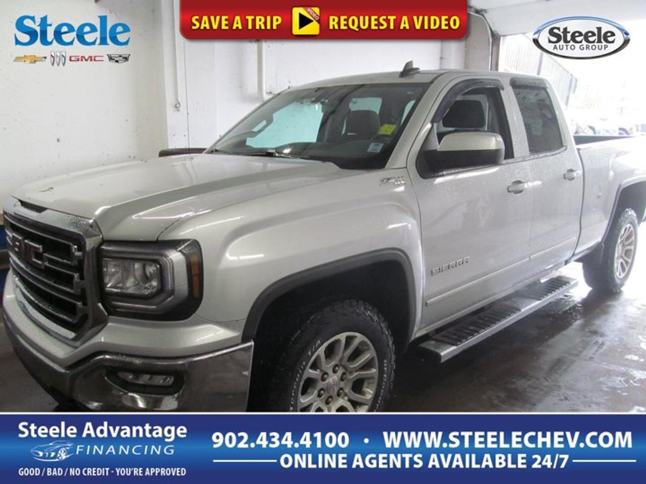 Built to handle work, travel, and everyday driving with confidence, this 2017 GMC Sierra 1500 SLE delivers proven V8 power, four-wheel drive capability, and a clean, professional silver finish. Offered by Steele Chevrolet Buick GMC in Dartmouth, this pre-owned full-size pickup shows 58,616 km and brings the solid road manners and versatility that have made the Sierra a popular choice across Canada.With four doors, an automatic transmission, and a 5.3L gas V8 engine, this 2017 GMC Sierra 1500 SLE is well suited for drivers who want strong performance without giving up daily comfort. Its balanced ride, roomy cab design, and durable truck character make it a practical option for hauling gear, heading to the job site, or setting out for a weekend away.FEATURES OF THE Sierra 1500 SLE5.3L V8 power for confident drivingFour-door cab adds everyday passenger practicalityAutomatic transmission supports smooth shifting performanceFour-wheel drive boosts year-round capabilityTRUCK FEATURESStrong V8 supports towing and haulingFour-wheel drive helps on rough terrainPickup box adds everyday cargo versatilityFull-size design suits work and recreationADVANCED SAFETY FEATURESFour-wheel drive adds traction in weatherSturdy truck build inspires added confidenceElevated driving position improves road visibilityAutomatic transmission supports controlled driving responsesPERFORMANCE AND EFFICIENCY5.3L gas V8 delivers strong outputAutomatic transmission provides smooth power deliveryFour-wheel drive enhances all-surface confidenceBalanced strength for work and travelCOMFORT AND CONVENIENCEFour full doors ease cabin accessSpacious cabin supports daily driving comfortFull-size truck layout feels practical insideComfortable ride for work or errandsTECHNOLOGY AND CONNECTIVITYDriver-focused layout keeps controls within reachEasy-to-read gauges support quick information checksAutomatic transmission simplifies daily operationPractical cabin design supports straightforward useCARGO SPACEPickup box handles tools and gearBed area supports weekend hauling needsCabin space adds room for essentialsFull-size truck suits active lifestylesAWARDS & RECOGNITIONSTop Safety Pick, Insurance Institute for Highway Safety, 2017Most Dependable Large Light Duty Pickup, J.D. Power, 2020WHAT OTHER OWNERS LIKEStrong V8 power for towing confidenceComfortable ride for a full-size truckUseful four-door cabin for family needsFour-wheel drive for Canadian road conditionsThe silver exterior gives this pickup a clean and timeless look that fits well in both professional and personal settings. The body style offers the utility truck buyers want, while the four-door configuration adds the convenience many drivers need for passengers, work crews, or extra interior storage.Under the hood, the 5.3L V8 is a key highlight. This engine is widely appreciated for its smooth power delivery and dependable capability. Paired with an automatic transmission, it provides easy acceleration, relaxed highway cruising, and the strength expected from a full-size pickup. For drivers in Nova Scotia, four-wheel drive adds welcome confidence when roads turn wet, snowy, or uneven.Inside, this 2017 GMC Sierra 1500 SLE focuses on practicality and comfort. The cabin layout is simple to use, with controls placed where drivers expect them. The full-size design helps create a roomy feel, making longer drives more comfortable while also supporting the day-to-day needs of work and family use.This truck is a smart choice for drivers who need proven capability, useful space, and V8 performance in one well-rounded package. Whether you are towing, hauling, commuting, or heading out beyond the city, this Sierra is ready to deliver the strength and versatility that matter most.This 2017 GMC Sierra 1500 SLEs VIN is: 1GTV2MEC4HZ398671 .