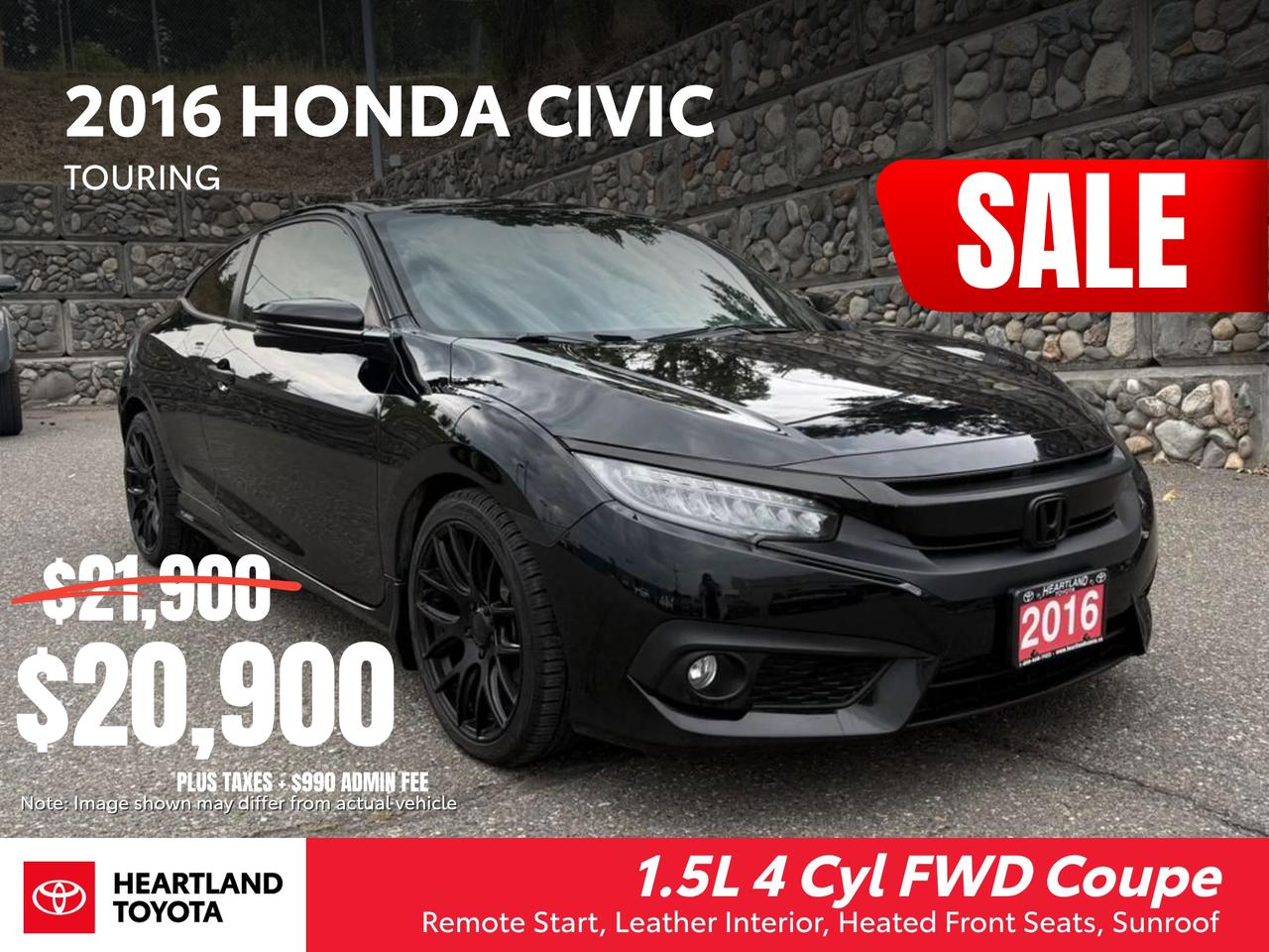 2016 Honda Civic COUPE Touring Photo0