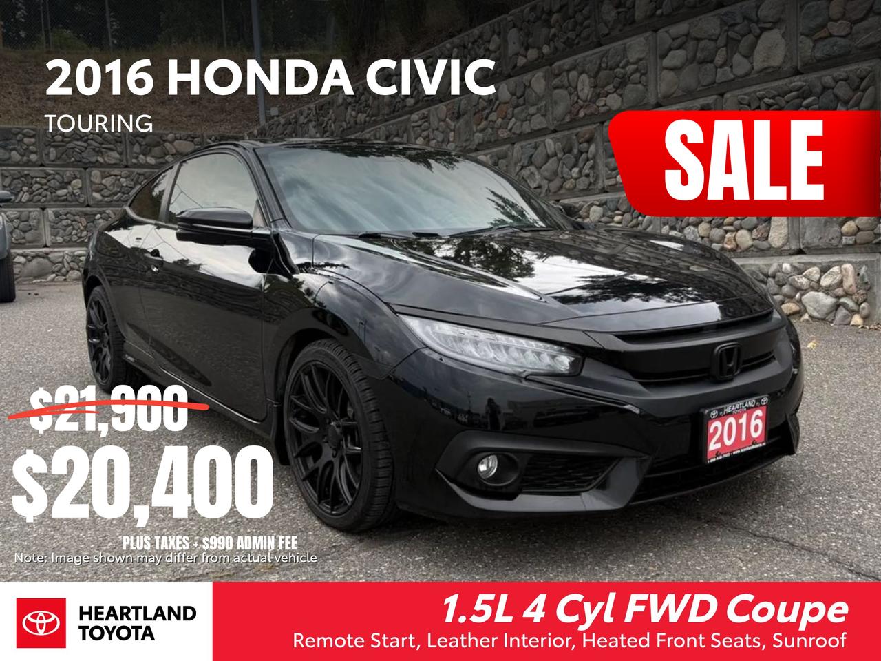 2016 Honda Civic COUPE Touring Photo0