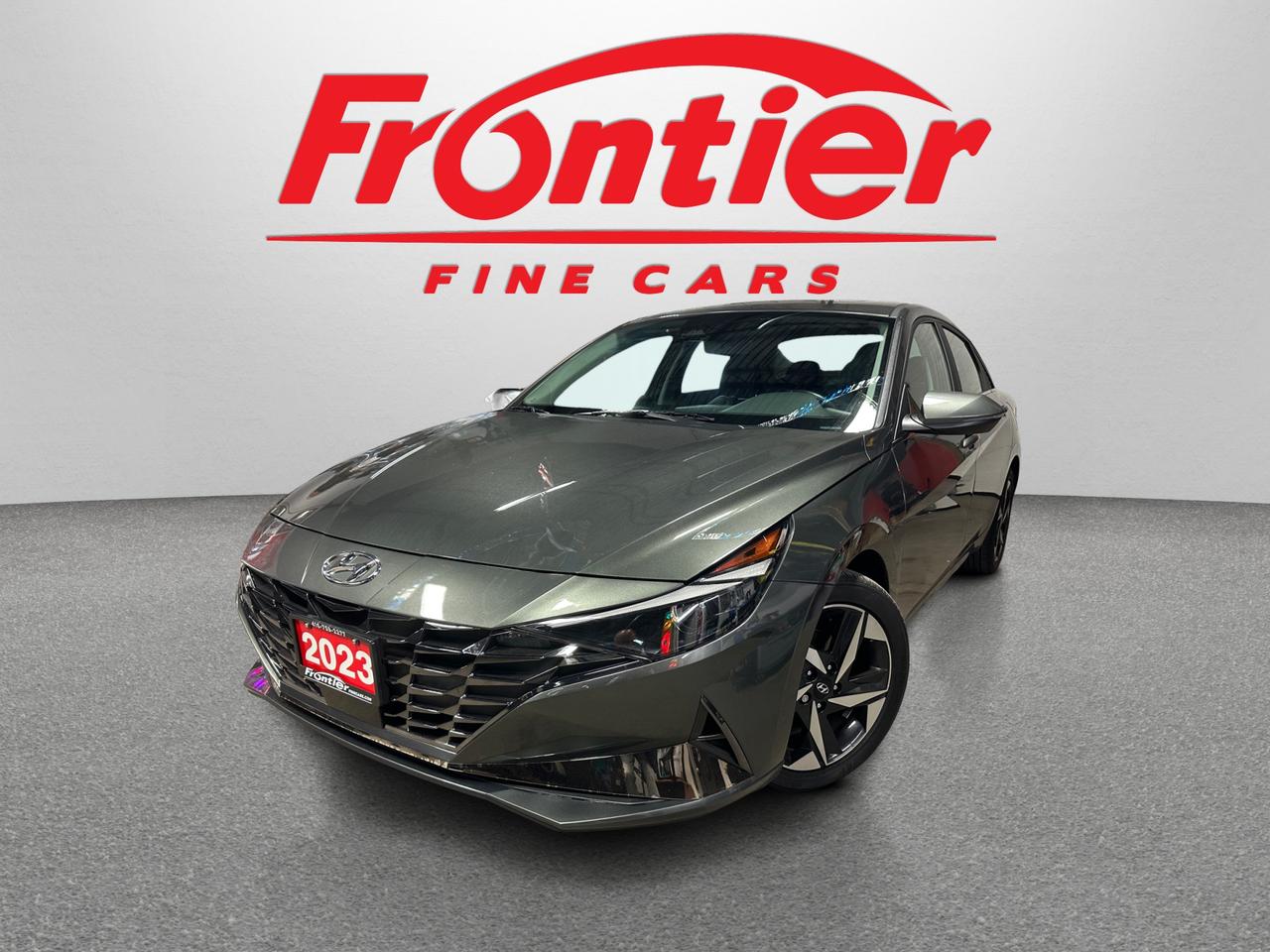 <p><span style=font-family: -apple-system, BlinkMacSystemFont, Segoe UI, Roboto, Oxygen, Ubuntu, Cantarell, Open Sans, Helvetica Neue, sans-serif;>***LOW LOW LOW KMS***LEATHER***NAVI***SUNROOF***HEATED SEATS***BLUETOOTH***ALLOYS***BACK UP CAM***FULLY LOADED***</span></p><p>Drive in style with this 2023 Hyundai Elantra Luxury Sedan with just 26,265 kms! This low-kilometre sedan delivers outstanding fuel efficiency, modern technology, and premium comfort. Equipped with a smooth automatic transmission, it features leather seating, sunroof, heated front and rear seats, heated steering wheel, wireless charging, Apple CarPlay&reg;, Android Auto&trade;, blind-spot collision avoidance, adaptive cruise control, lane keeping assist, and a large touchscreen infotainment system. Sleek, reliable, and packed with advanced safety features, this Elantra Luxury is the perfect choice for commuters and families alike. Contact us today to schedule your test drive!</p><p>&nbsp;</p><p>***EASY FINANCING APPROVALS***Good Credit? Bad Credit? No Credit? Student? New to Canada? Self-Employed?<br>Were here to help! Our finance specialists work with a wide network of lenders to find financing solutions tailored to your unique situation. Fast approvals, competitive rates, and a simple, stress-free process. Apply today and get behind the wheel sooner!</p><p>&nbsp;</p><p><span style=background-color: #ffffff; color: #2c2c2c; font-family: Helvetica; font-size: 16px;>***Special Finance Price Advertised has $2000 finance credit, cash price may differ***</span></p><p>&nbsp;</p><p><span style=font-family: -apple-system, BlinkMacSystemFont, Segoe UI, Roboto, Oxygen, Ubuntu, Cantarell, Open Sans, Helvetica Neue, sans-serif;>****Make this yours today BECAUSE YOU DESERVE IT****</span></p><p>&nbsp;</p><p><span style=font-family: -apple-system, BlinkMacSystemFont, Segoe UI, Roboto, Oxygen, Ubuntu, Cantarell, Open Sans, Helvetica Neue, sans-serif;>We have skilled and knowledgeable sales staff with many years of experience satisfying all our customers needs. theyll work with you to find the right vehicle and at the right price you can afford. we guarantee you will have a pleasant shopping experience that is fun, informative, hassle free and never high pressured. please dont hesitate to give us a call or visit our indoor showroom today! were here to serve you!!</span></p><p>&nbsp;</p><p><span style=font-family: -apple-system, BlinkMacSystemFont, Segoe UI, Roboto, Oxygen, Ubuntu, Cantarell, Open Sans, Helvetica Neue, sans-serif;>***Financing***</span></p><p>&nbsp;</p><p>We offer amazing financing options. Our Financing specialists can get you INSTANTLY approved for a car loan with the interest rates as low as 6.46% and $0 down and no payments for 6 months (O.A.C). Additional financing fees may apply. Auto Financing is our specialty. Our experts are proud to say 100% APPLICATIONS ACCEPTED, FINANCE ANY CAR, ANY CREDIT, EVEN NO CREDIT! Its FREE TO APPLY and Our process is fast & easy. We can often get YOU AN approval and deliver your NEW car the SAME DAY.</p><p>&nbsp;</p><p>***Price***</p><p>&nbsp;</p><p>FRONTIER FINE CARS is known to be one of the most competitive dealerships within the Greater Toronto Area providing high quality vehicles at low price points. Prices are subject to change without notice. All prices are price of the vehicle plus HST, Licensing & Safety Certification.&nbsp;<span style=font-family: Helvetica; font-size: 16px; -webkit-text-stroke-color: #000000; background-color: #ffffff;>DISCLAIMER: This vehicle is not Drivable as it is not Certified. All vehicles we sell are Drivable after certification, which is available for $799 but not manadatory.</span>&nbsp;</p><p>&nbsp;</p><p>***Trade*** Have a trade? Well take it! We offer free appraisals for our valued clients that would like to trade in their old unit in for a new one.</p><p>&nbsp;</p><p>***About us***</p><p>&nbsp;</p><p>Frontier fine cars, offers a huge selection of vehicles in an immaculate INDOOR showroom. Our goal is to provide our customers WITH quality vehicles AT EXCELLENT prices with IMPECCABLE customer service. Not only do we sell vehicles, we always sell peace of mind!</p><p>&nbsp;</p><p>Buy with confidence and call today 416-759-2277 or email us to book a test drive now! frontierfinecars@hotmail.com Located @ 1261 Kennedy Rd Unit a in Scarborough</p><p>&nbsp;</p><p>***NO REASONABLE OFFERS REFUSED***</p><p>&nbsp;</p><p>Thank you for your consideration & we look forward to putting you in your next vehicle! Serving used cars Toronto, Scarborough, Pickering, Ajax, Oshawa, Whitby, Markham, Richmond Hill, Vaughn, Woodbridge, Mississauga, Trenton, Peterborough, Lindsay, Bowmanville, Oakville, Stouffville, Uxbridge, Sudbury, Thunder Bay,Timmins, Sault Ste. Marie, London, Kitchener, Brampton, Cambridge, Georgetown, St Catherines, Bolton, Orangeville, Hamilton, North York, Etobicoke, Kingston, Barrie, North Bay, Huntsville, Orillia</p>
