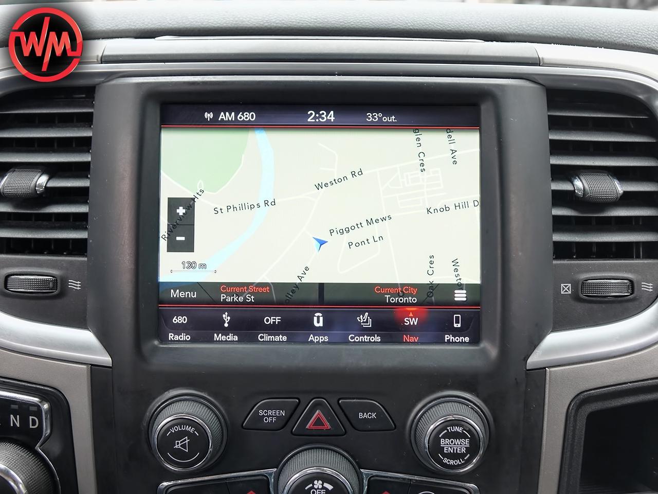 2018 RAM 1500 SLT*DIESEL*HEATED LEATHER SEATS*BLUETOOTH*REV-CAM Photo