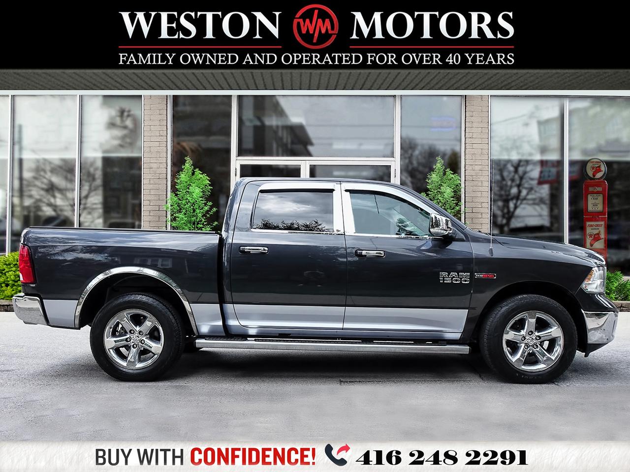 2018 RAM 1500 SLT*DIESEL*HEATED LEATHER SEATS*BLUETOOTH*REV-CAM Photo2