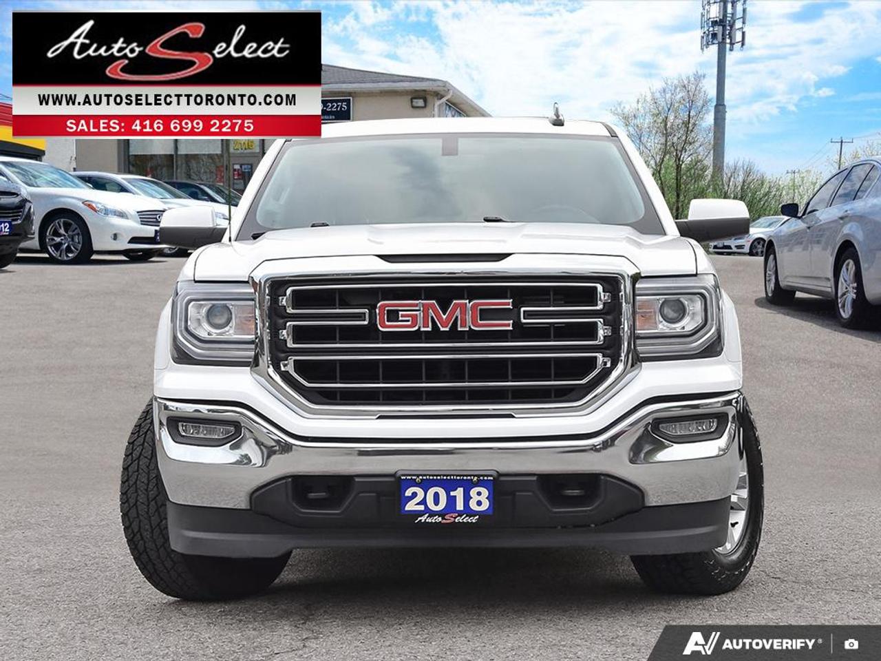 2018 GMC Sierra 1500 SLE 4x4 - 5.3L V8 - Apple Carplay - Clean Carfax Photo
