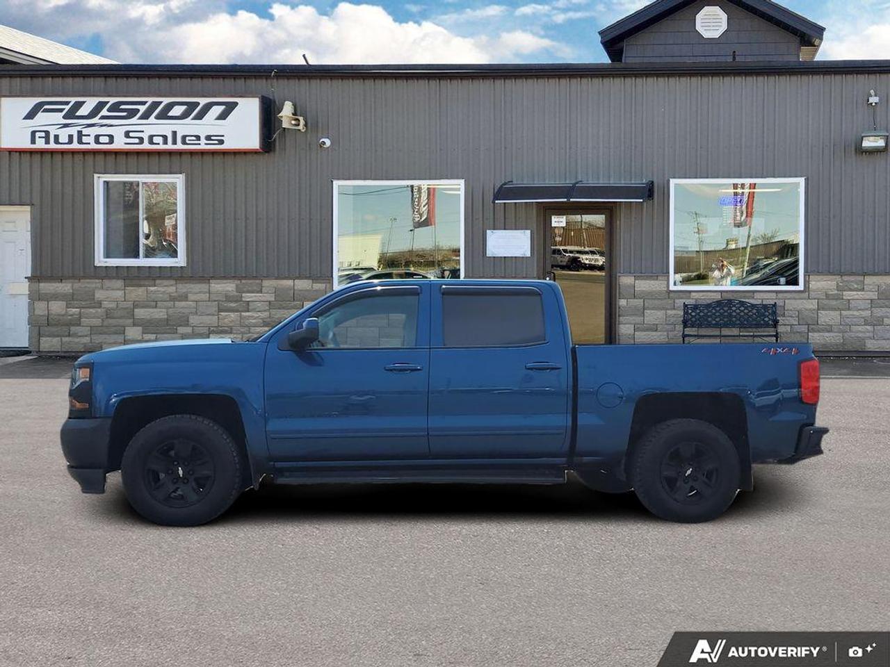 2018 Chevrolet Silverado 1500 4WD CREW CAB 143.5" LT W/1LT-CUSTOM EXHAUST-REAR C Photo