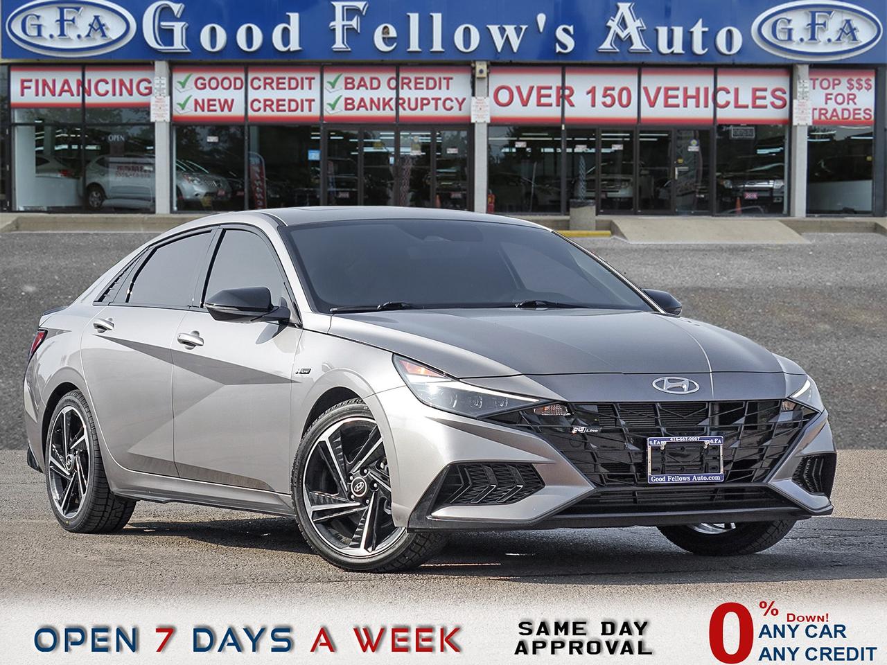 2023 Hyundai Elantra N-LINE, UNLIMITED, LEATHER SEATS, SUNROOF, NAVIGAT