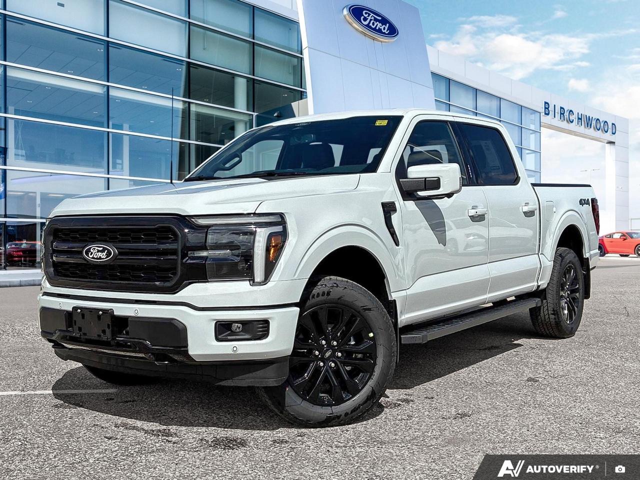 The 2026 Ford F-150 LARIAT in Oxford White is built for those who work hard and expect their truck to keep up. With the 501A package, Black Appearance Package, Twin Panel Moonroof, and a 3.5L twin-turbo V6, this rig is equipped for serious capability without sacrificing comfort or tech.

- 3.5L EcoBoost 6-cylinder engine with 4WD  serious towing and hauling capability straight from the factory
- Black Appearance Package gives this LARIAT a blacked-out, aggressive look that sets it apart from the standard chrome-trim crowd
- Twin Panel Moonroof lets you open up the cab on clear days  a rare and welcome feature in a work truck
- Heated leatherette steering wheel and power adjustable pedals for long-haul comfort whether youre commuting or on the job site
- Voice-activated dual-zone automatic climate control keeps everyone comfortable without fiddling with knobs
- BLIS Blind Spot Information System, Cross-Traffic Alert with Reverse Brake Assist, and front/rear parking sensors for confident maneuvering with a trailer or in tight spaces
- Aerial View Camera System and connected navigation with voice activation make this one of the most tech-forward configurations available in a half-ton
- 275/60R20 All-Terrain tires ready for mixed-surface driving right off the lot  no upgrades needed

Only 11 km on the odometer  this F-150 is essentially untouched. Visit Birchwood Ford online at www.birchwoodford.ca to reserve this truck, start your purchase, or book a test drive. Have questions? Our team is ready to help you get into the right truck with a straightforward, no-pressure process.
Birchwood Ford is your choice for New Ford vehicles in Winnipeg. 

At Birchwood Ford, we hold ourselves to the highest standard. Our number one focus is customer satisfaction which has awarded us the Ford of Canadas Presidents Award for 5 consecutive years. This honour is presented to Ford dealers that have proven outstanding results in Sales and Customer Service Excellence.

Are you a newcomer to Canada, recent graduate, first time car buyer or physically challenged? Ask us about our exclusive rebates and how they may apply to you.
 
Interested in seeing/hearing more? Book a test drive or give us a call at (204) 661-9555 and we can help you with whatever you need!

Dealer permit #4454
Dealer permit #4454