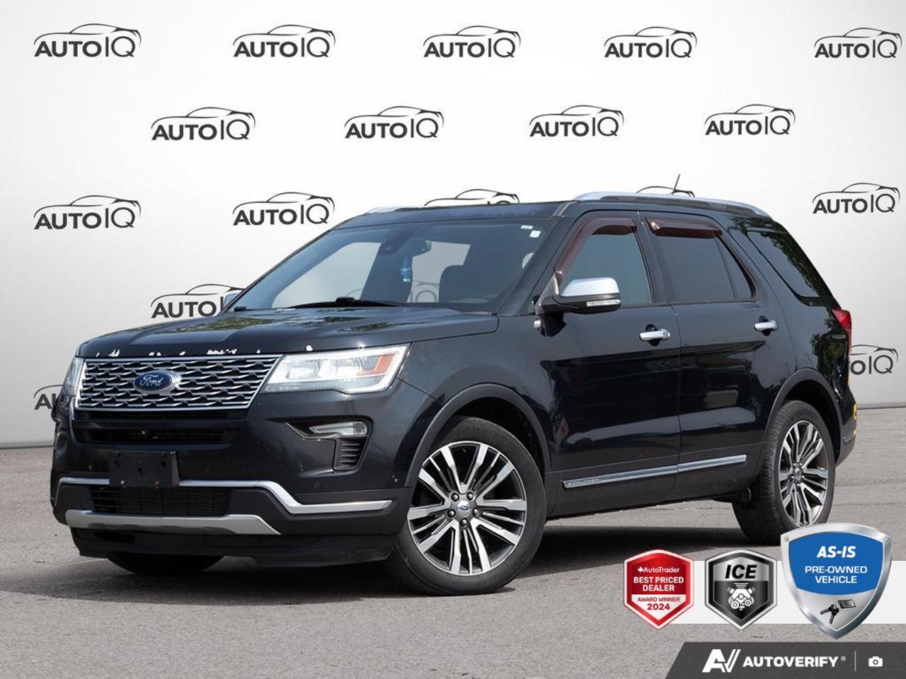 Used 2018 Ford Explorer Platinum NAVIGATION SYSTEM | HEATED STEERING WHEEL | POWER for sale in St Catharines, ON