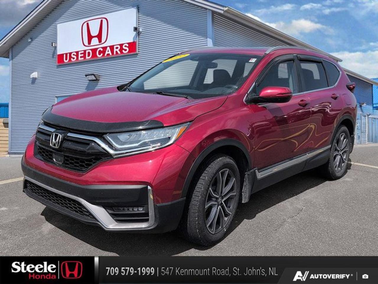 CARFAX Canada No Reported Accidents2022 Honda CR-V Touring AWD*VALUE MARKET PRICING*.If you are looking for a sporty sedan, truck, crossover or anything in between, you can be sure to get a great pre-owned vehicle at Steele Honda.Our Core Values are aligned with how we conduct business and how we cultivate success. We believe in doing the right thing, with integrity and transparency. We are committed to excellence and delivering the best experience for customers and employees.