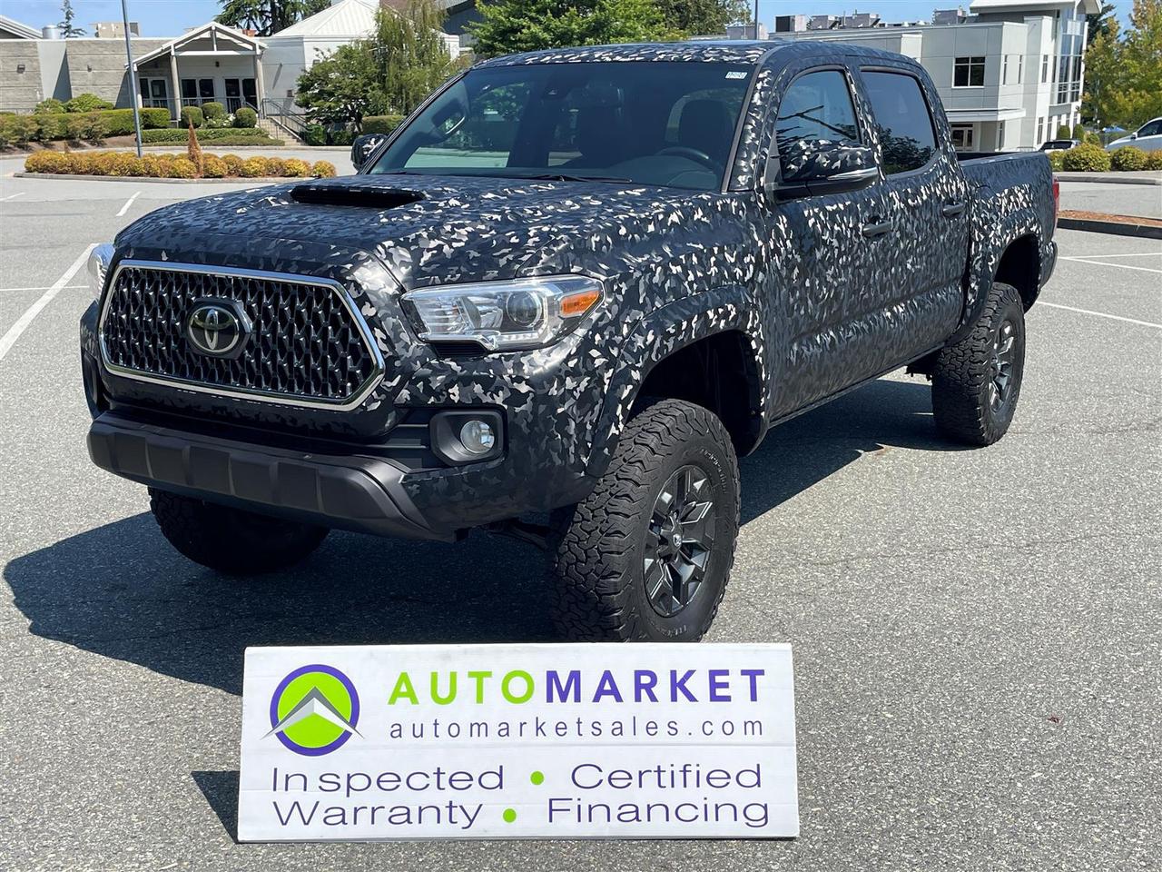 Used 2019 Toyota Tacoma TRD/SPORT CREW MANUAL 4WD FINANCE, WARR, INSPECTED for sale in Surrey, BC