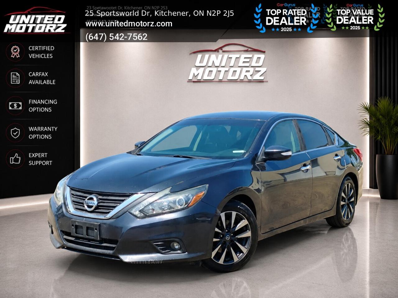 2016 Nissan Altima SL AUTO FWD 2.5L~SAFETY CERTIFIED~ Photo0