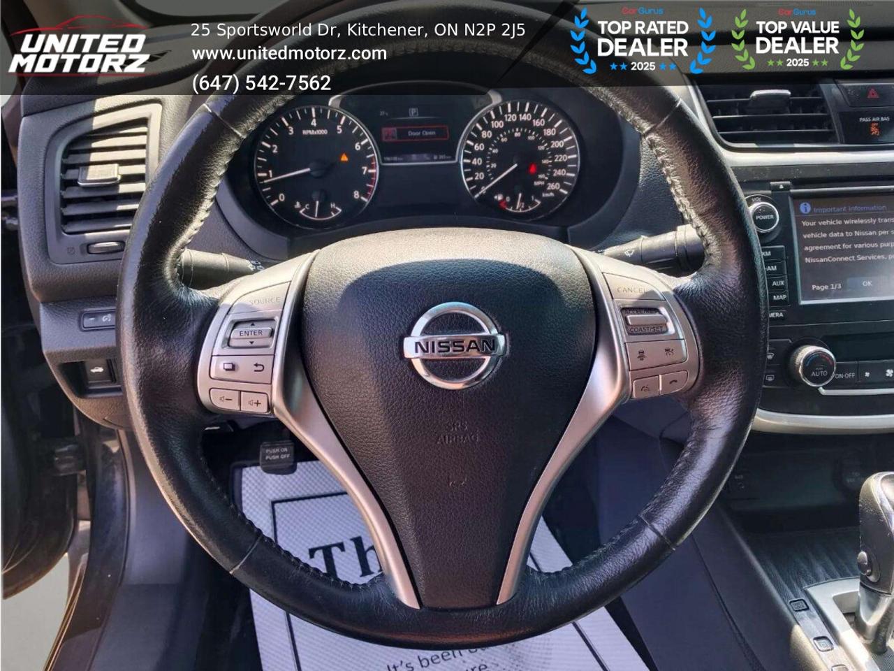 2016 Nissan Altima SL AUTO FWD 2.5L~SAFETY CERTIFIED~ Photo