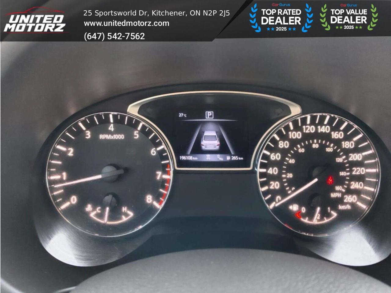 2016 Nissan Altima SL AUTO FWD 2.5L~SAFETY CERTIFIED~ Photo