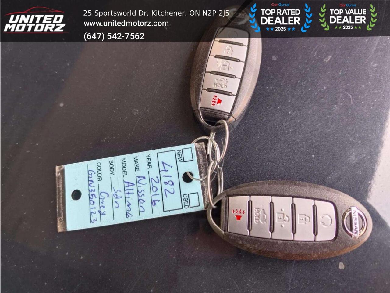 2016 Nissan Altima SL AUTO FWD 2.5L~SAFETY CERTIFIED~ Photo