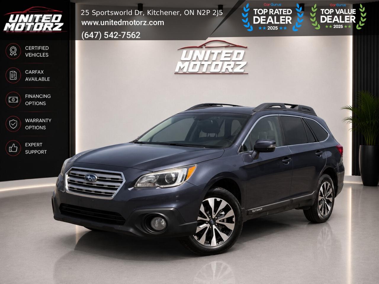 2016 Subaru Outback 3.6R Limited AUTO AWD 3.6L 6cyl~SAFETY CERTIFIED~ Photo0