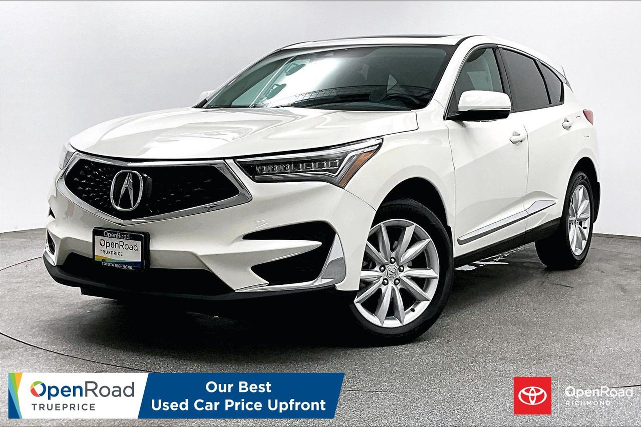 Clean TItle, Local BC Car! Buying a used car should be simple and stressfree  no guesswork, no negotiations  just the vehicles true price. Thats why were introducing OpenRoad TruePrice, a new way to buy used vehicles. One Price. TruePrice. Our best price upfront.  This 2019 Acura RDX Tech delivers a refined luxury driving experience with dynamic performance and spacious everyday utility. It comes equipped with premium features including perforated leather-trimmed seats, a panoramic moonroof, built-in navigation, and a crisp ELS Studio premium audio system.  Fully inspected, clean-title, and turn-key, this sophisticated luxury SUV is ready for its next owner&mdash;message today to schedule your private viewing!  _____________________________________________________________________________________________________________________________________    At Openroad Toyota Richmond, we offer the best used car warranty in Metro Vancouver. Our used car warranty program includes 30 days or 2,000 kilometres Exchange Privilege, 90 Day Powertrain Coverage*, Mechanical & Safety Check of up to 210 Points and a clean title. *90 Powertrain coverage will be offered at the discretion of management based on a case by case scenario.