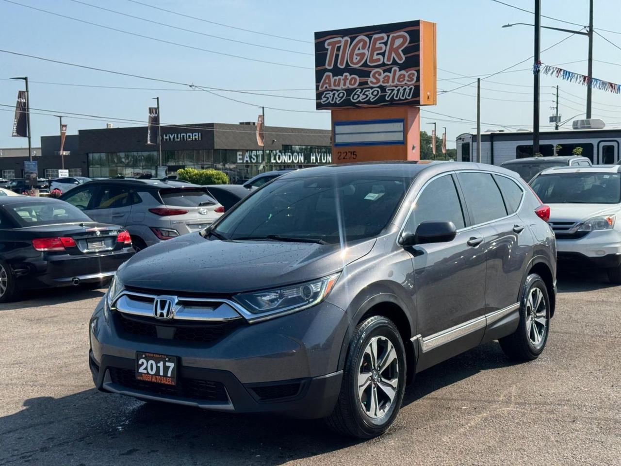Gray 2017 Honda CR-V SUV / Crossover All-Wheel Drive Continuously Variable Transmission